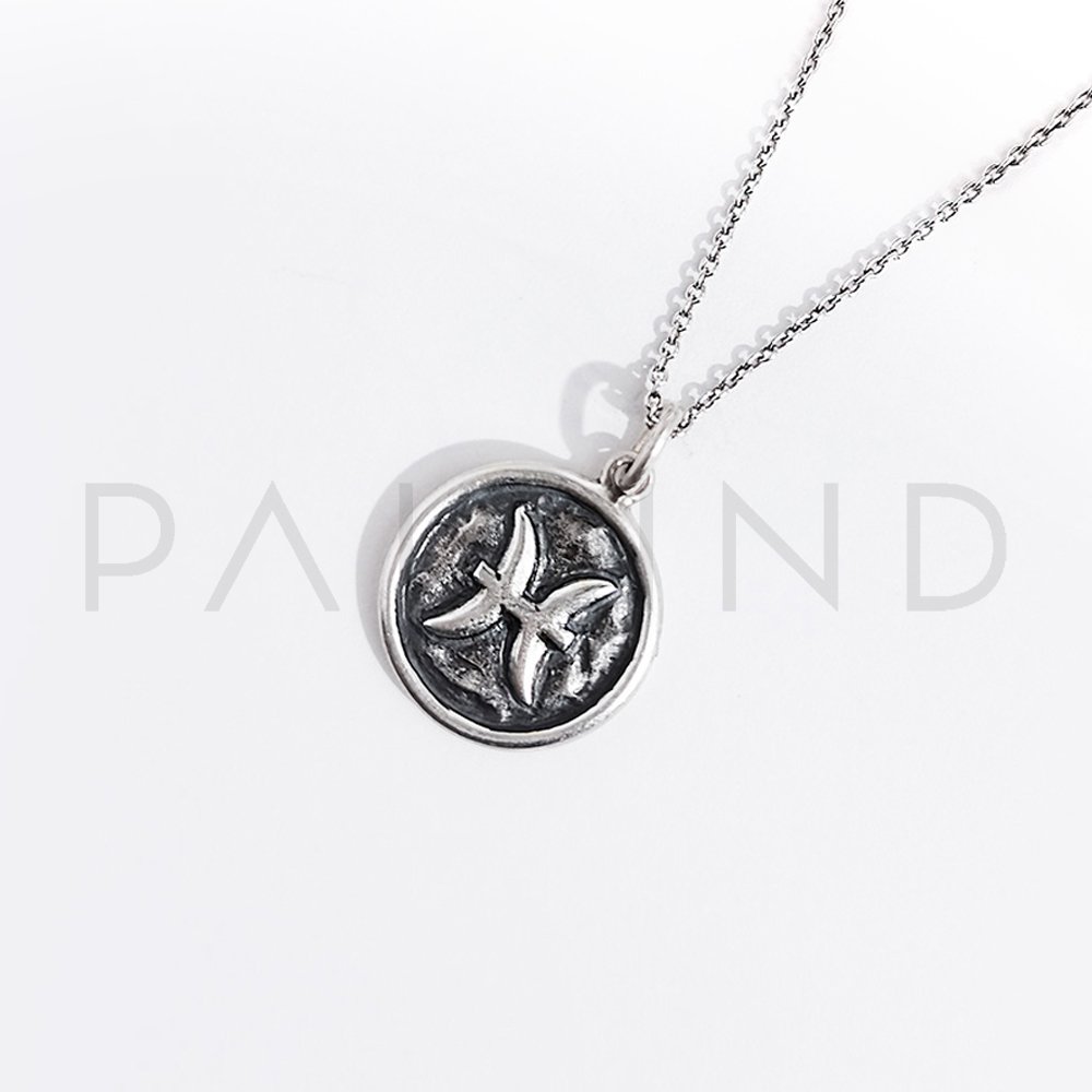 จี้ Zodiac เงินแท้ สำหรับชาวเดือนมีนาคม