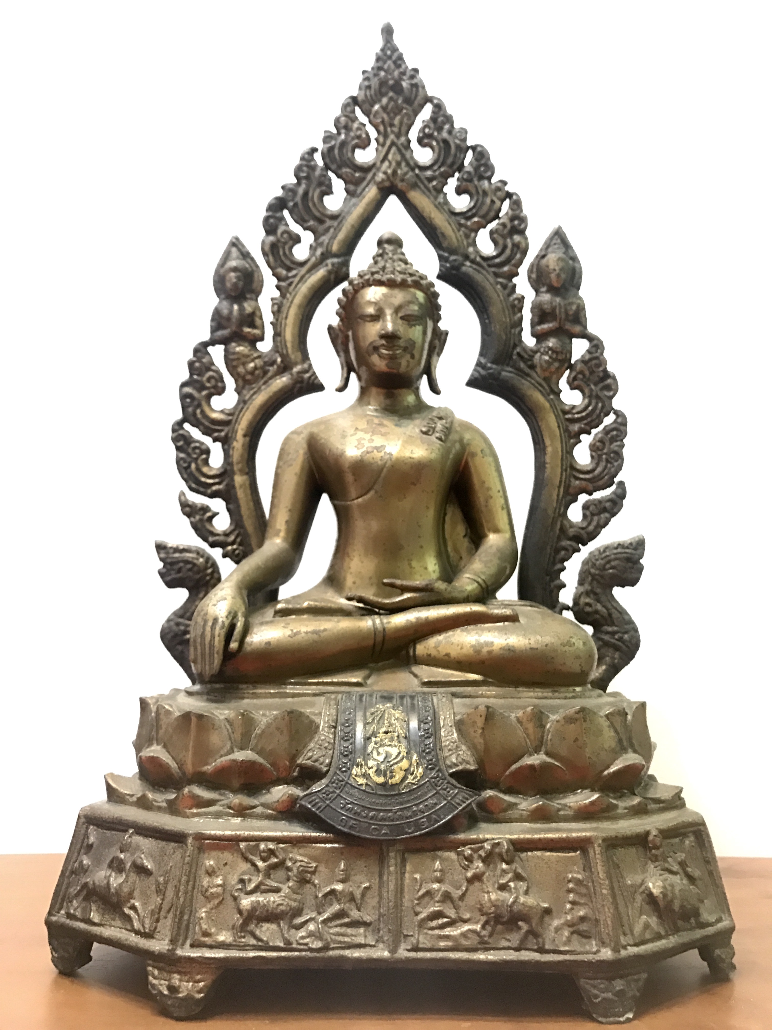 พระพุทธมงคลรัตนภูมิพัฒนมหามุนี ภ.ป.ร.5นิ้ว วัดมงคลรัตนาราม วัดไทยในซานฟรานซิสโก สหรัฐอเมริกา ( Sanfrancisco USA.) ปี ๒๕๒๓