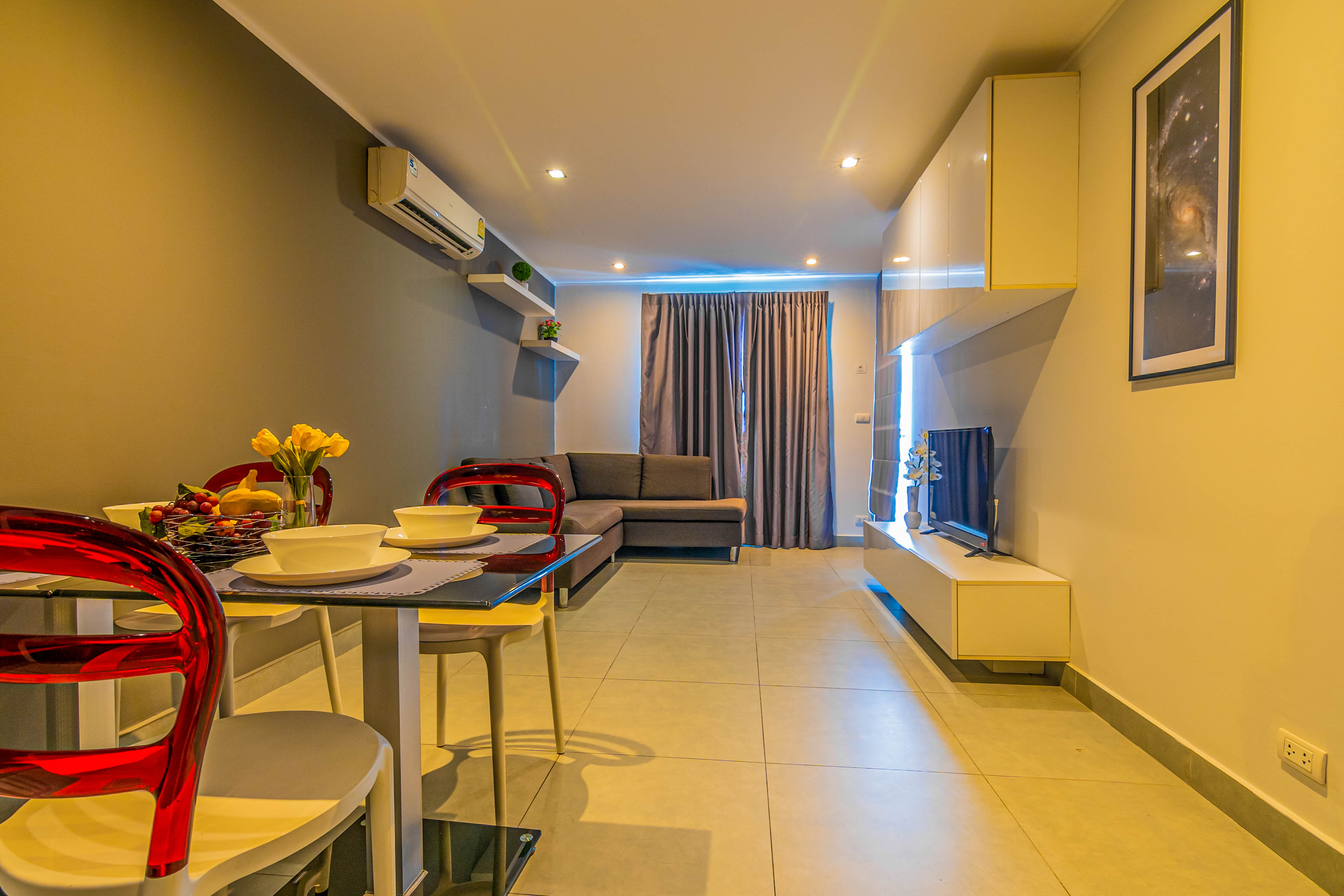 For Rent : Condo in Chalong area Tower I, 1 Bedroom 1 Bathroom, 4th flr.