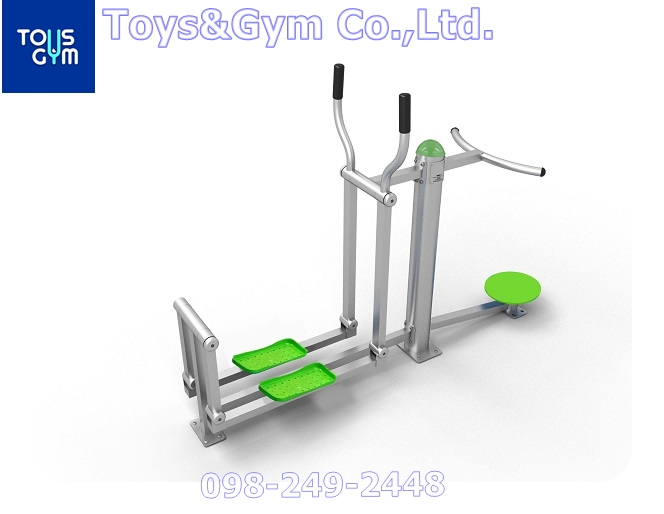 อุปกรณ์บิดเอวและสกีอากาศ แบบเล่นคู่