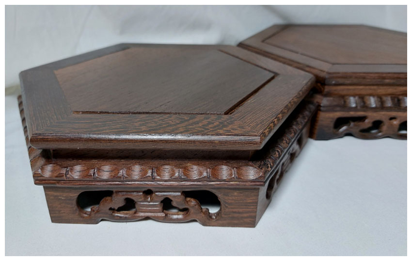 กี๋หรือฐานทรงหกเหลี่ยม20x23cm ตัวละ