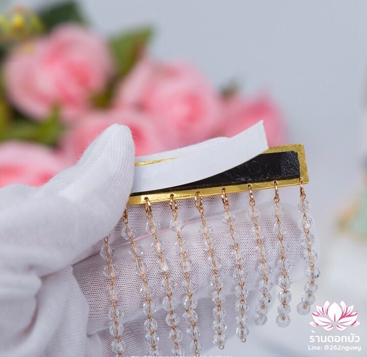 ม่านติดหมวกกิมซิ้น ม่านติดหมวกเทวรูปจีน