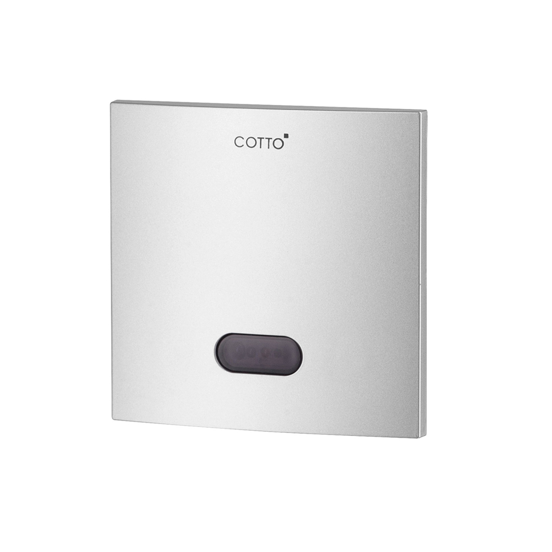 CT4801AC(NL) ฟลัชวาล์วอัตโนมัติโถปัสสาวะชายชนิดฝังผนัง BACK INLET(ใช้ไฟฟ้า)