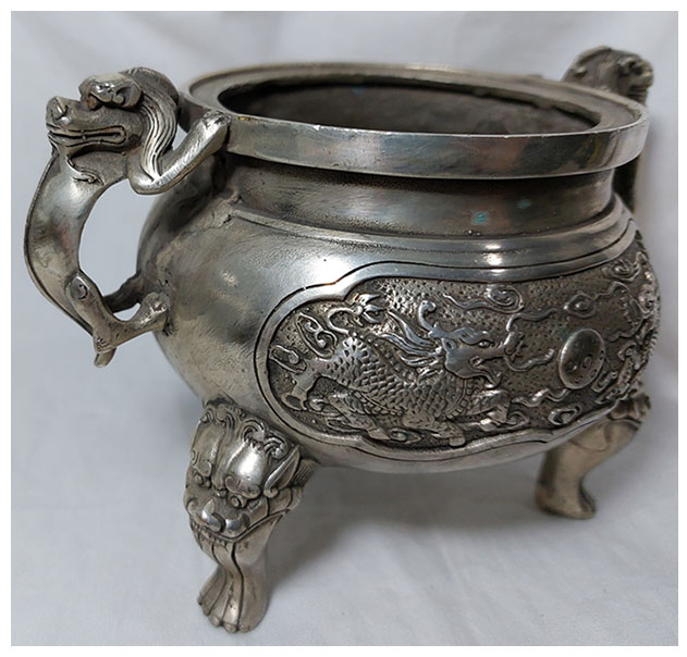 โถ เตาหรือที่ใส่ธูปกำยานสไตล์จีน สูง19.5cm