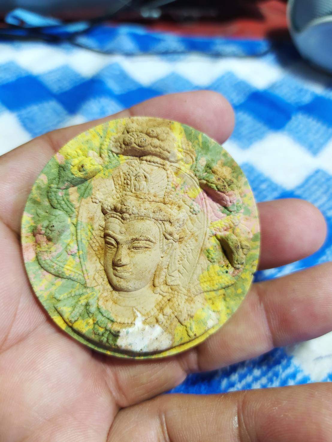องค์จตุคามรามเทพ รุ่นสร้างศาลาการเปรียญ วัดพยัคฆภูมิวราราม อ.พยัคฆภูมิพิสัย จ.มหาสารคาม
