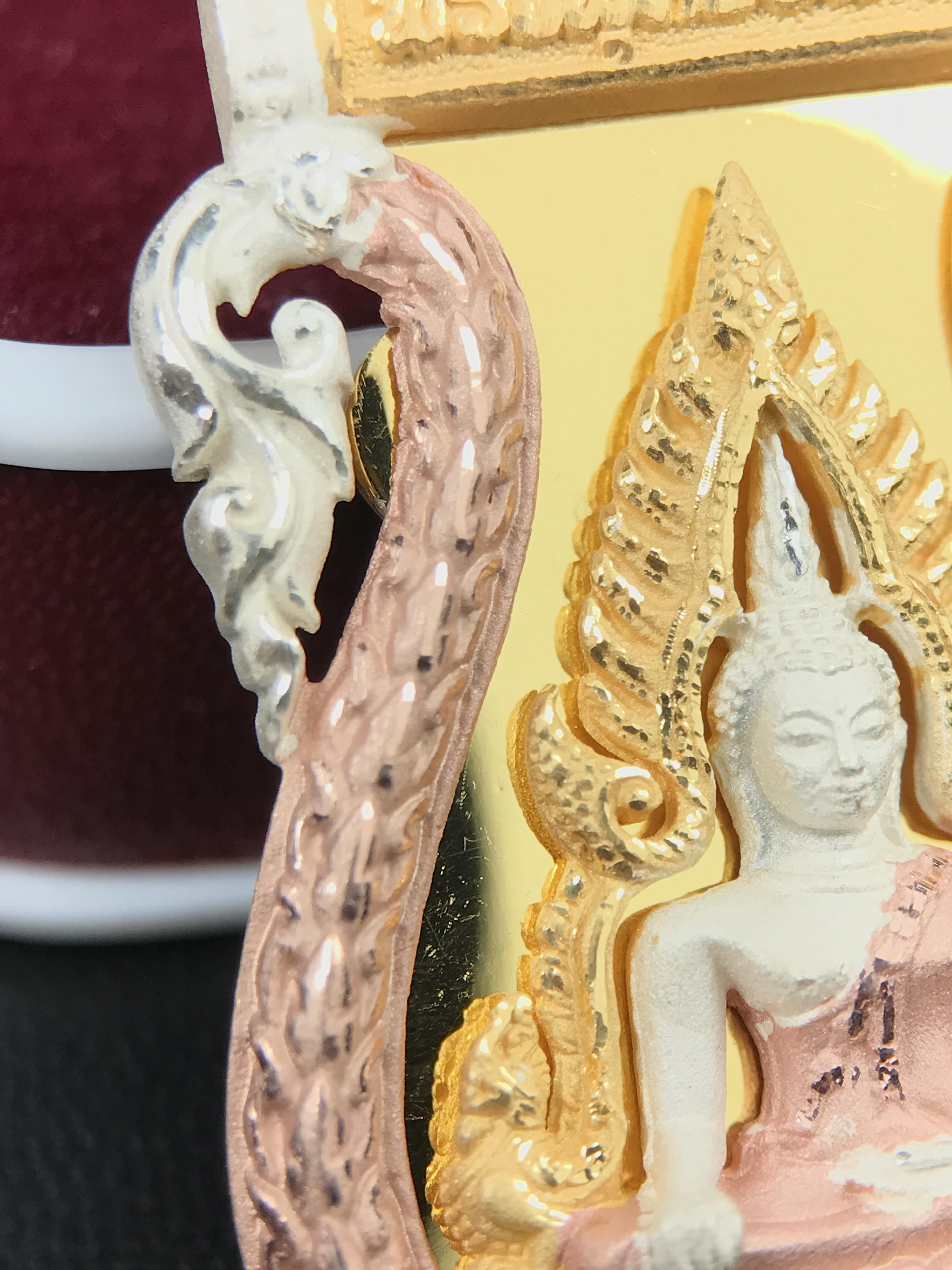 พระพุทธชินราช รุ่น ประวัติศาสตร์ มูลนิธิเพื่อตำรวจไทยจัดสร้าง ปี 2562 เนื้อเงินชุบสามกษัตริย์ขัดเงา พิมพ์เหรียญเสมาฉลุลาย พระพุทธชินราช อินโดจีน(ขนาดสูง 3.7ซม.(ไม่รวมห่วง))(สภาพสวยซีนซองเดิม กล่องบรรจุเดิมครบสมบูรณ์)(องค์หมายเลข 20)(1 ใน 999 เหรียญ)หายาก