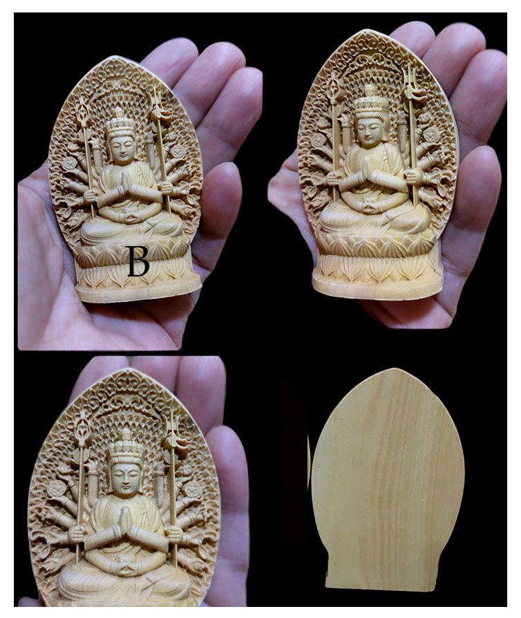 พระโพธิสัตว์ ไม้boxwood ขนาดเล็กๆ องค์ละ