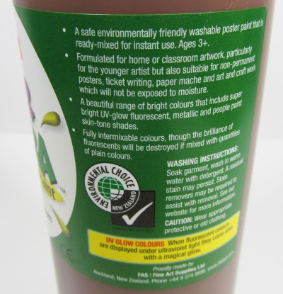 สี FAS Super Tempera 500 ml (สีน้ำตาล Umber)