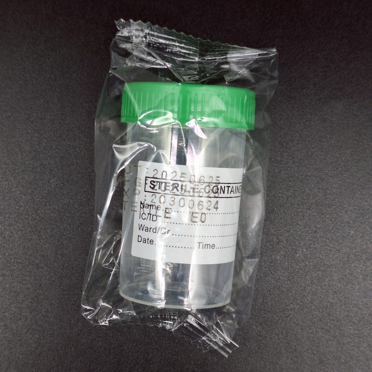 Specimen 60 ml , sample Container sterile/non-sterile , กระปุกเก็บตัวอย่างปัสสาวะ 60 มิลลิลิตร (ขายยกลัง/500ชิ้น)