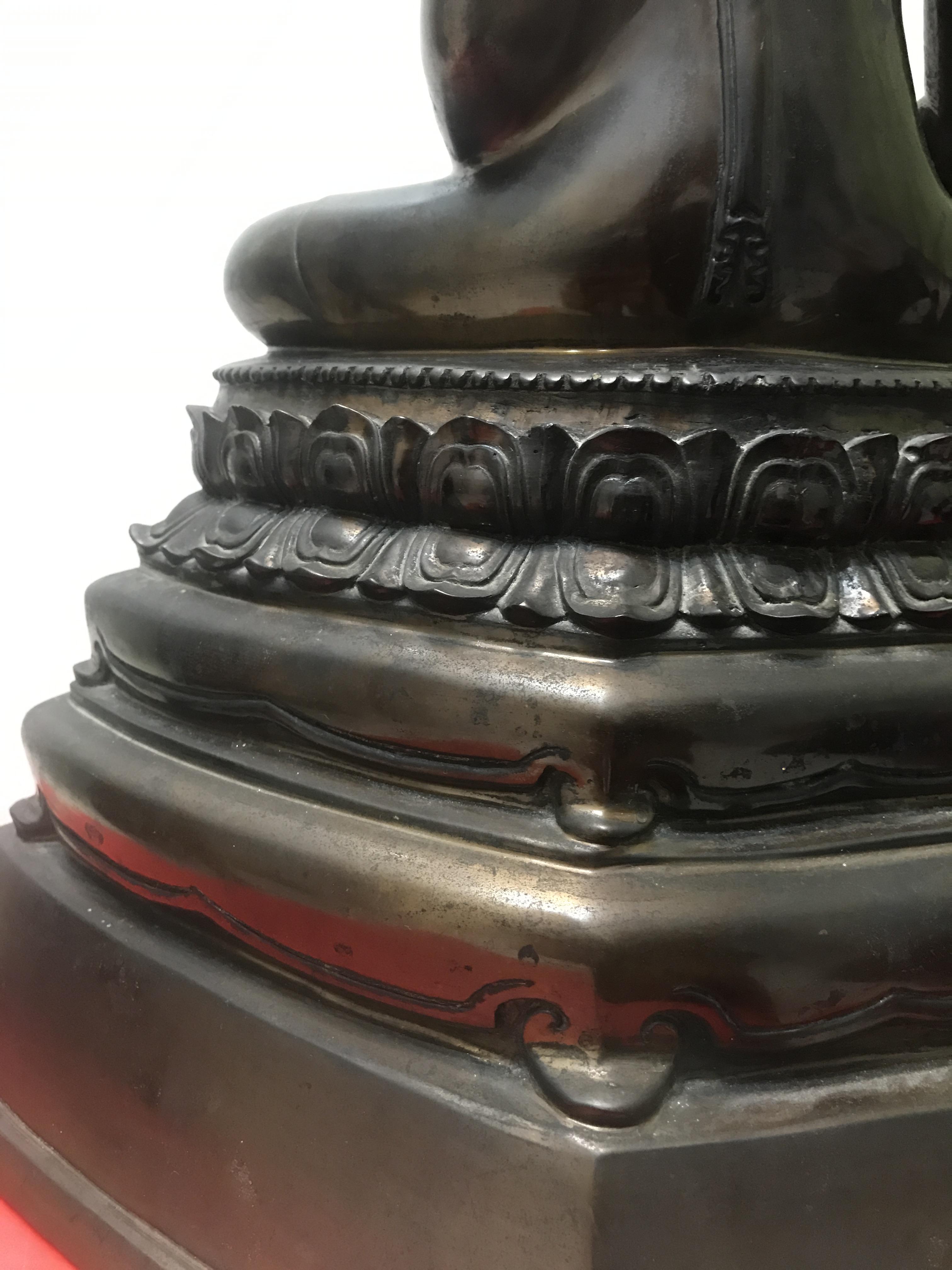 พระบูชา ภปร. วัดทุ่งสีกัน ในหลวงทรงเสด็จเททอง หน้าตัก 9 นิ้ว ปี2525