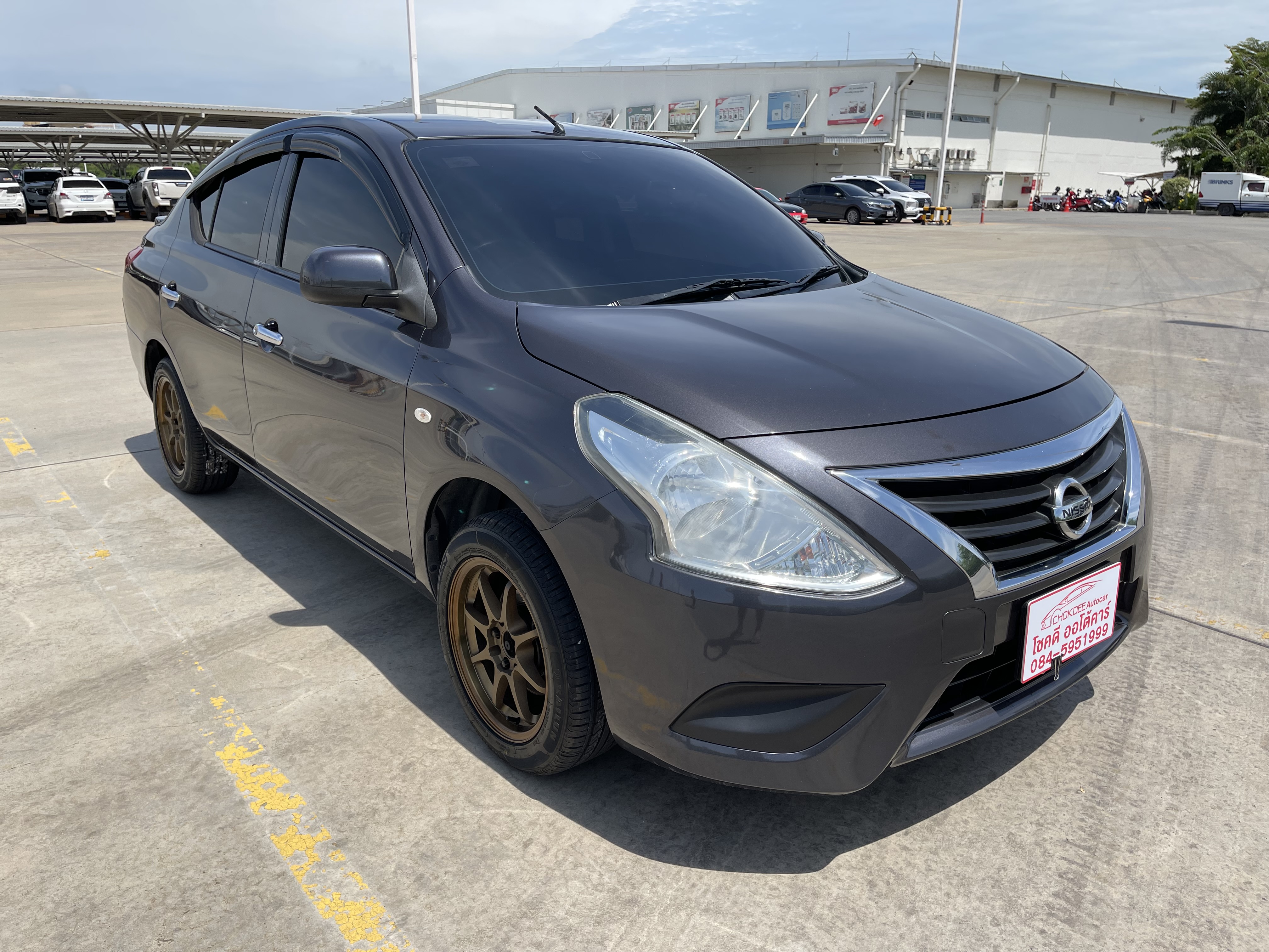 Nissan Almera 1.2 VL At 2014 เทาดำ