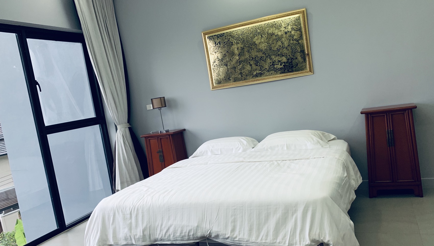 For Rent : Chalong, Private Pool Villa, Modren Style, 4 Bedrooms, Mountain view.