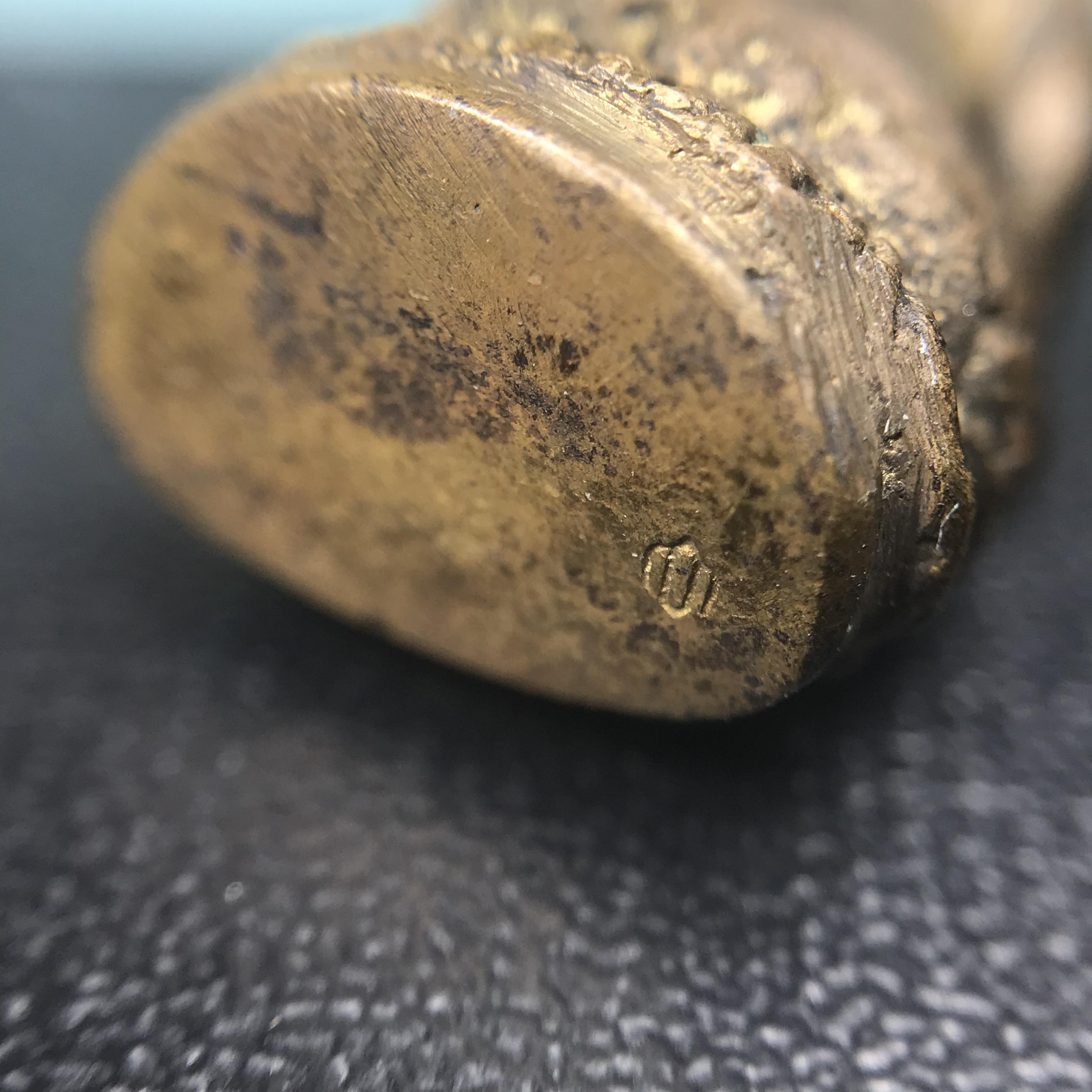 พระกริ่งไพรีพินาศ วัดบวรนิเวศ ปี2530 เนื้อทองผสม ที่ระลึกครบรอบ30ปี ธนาคารทหารไทย (มีส่วนผสมของชนวนเก่าของไพรีพินาศรุ่นแรก)อานุภาพยิ่งใหญ่ กำราบศัตรูพ่ายสิ้น พระไพรีพินาศ