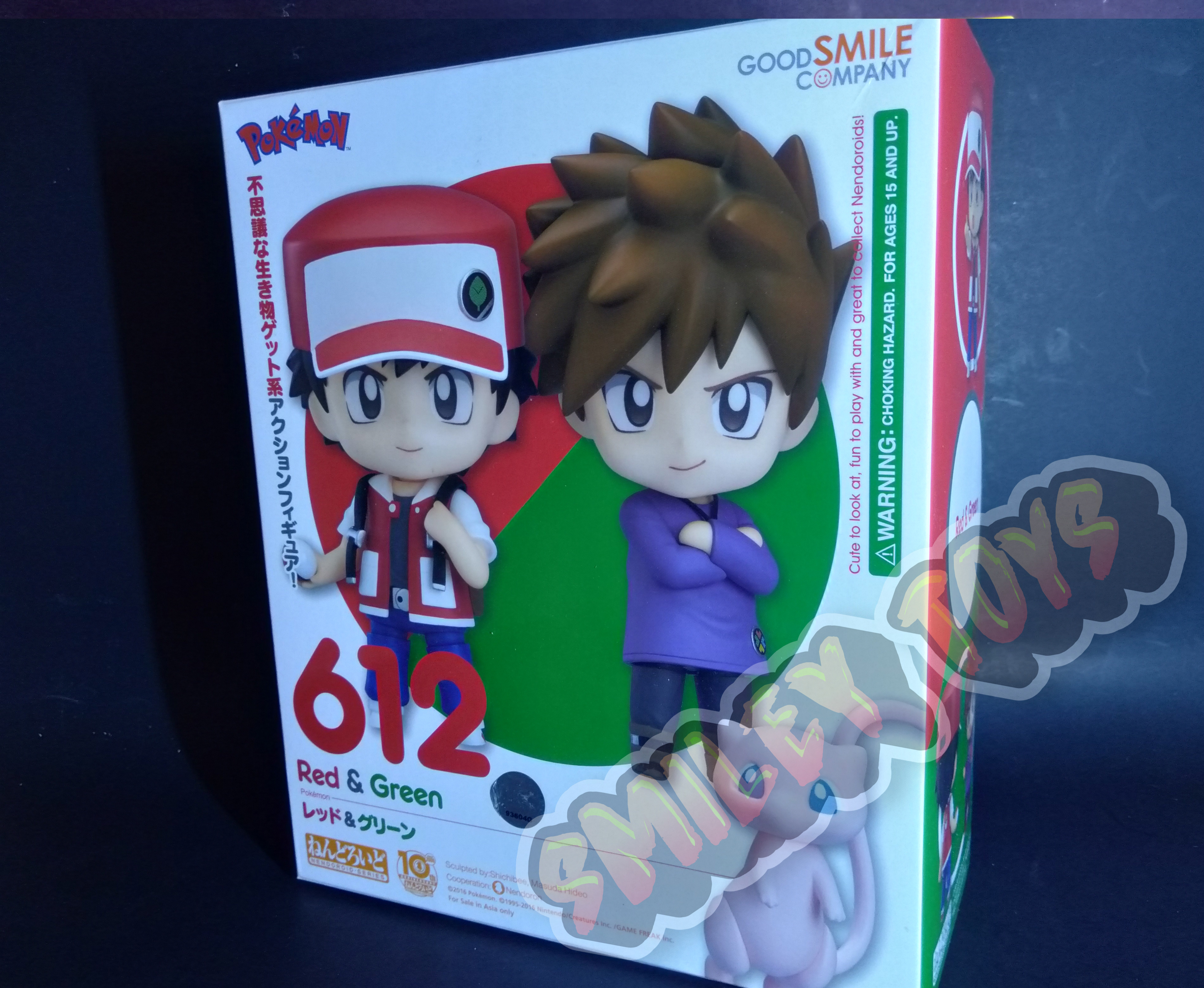 โมเดลโปเกมอน Nendoroid Pokemon Trainer Red & Green and Mew [ ของแท้ 100% ]