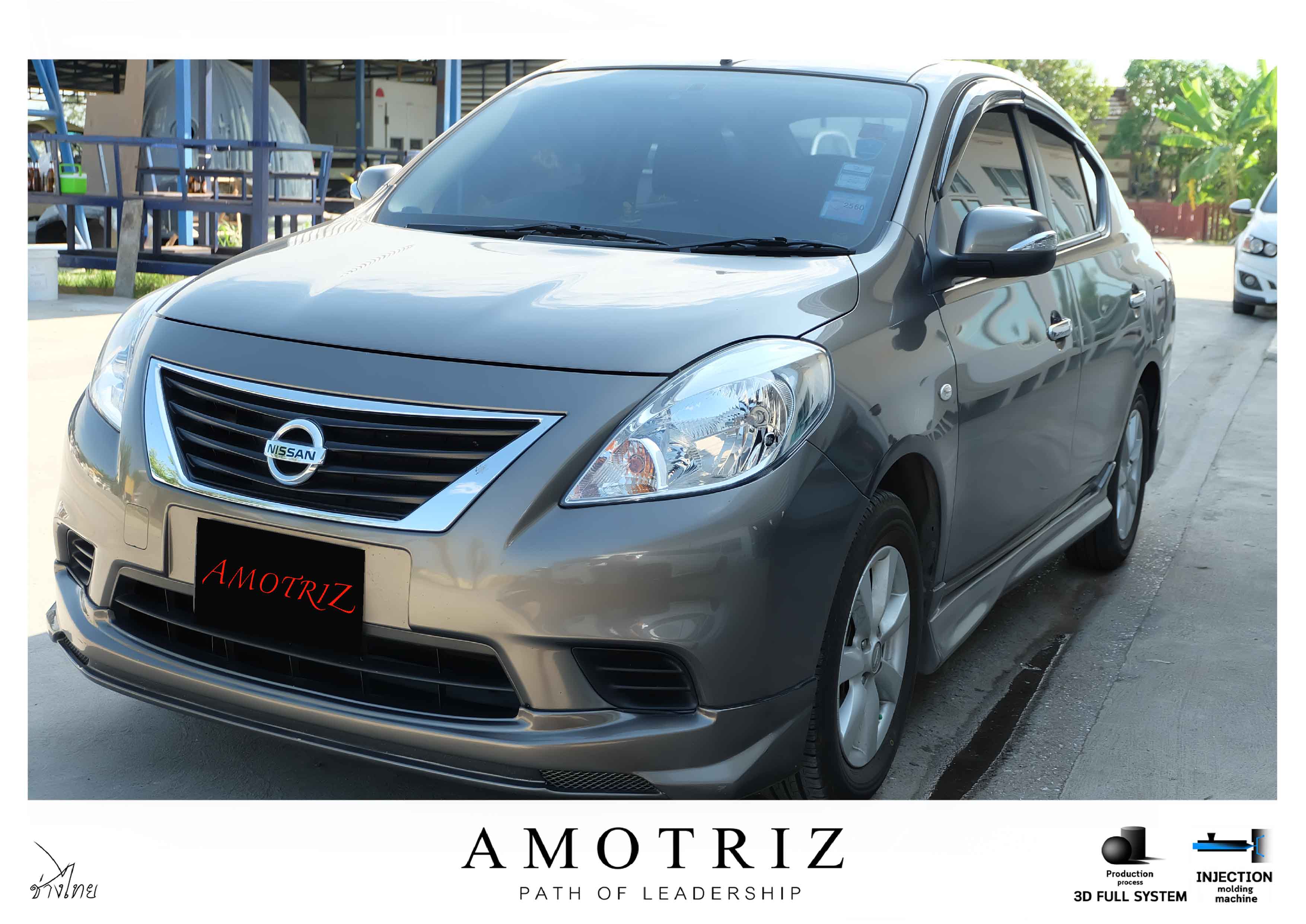 Nissan Almera 2012 bodykits by Amotriz