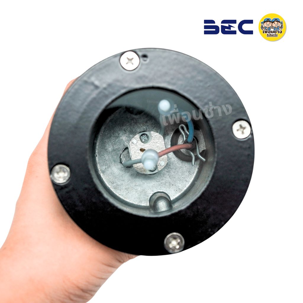 BEC โคมไฟสนามปักดิน รุ่น 0801 ใช้กับหลอดฮาโลเจน ขั้ว GU5.3 โคมปักดิน โคมไฟ กันน้ำ IP65