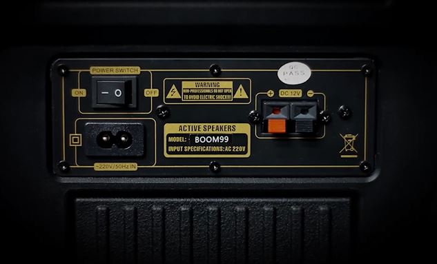 ตู้ลำโพง 2ไมค์ลอย 120W Dpower รุ่น BOOM99