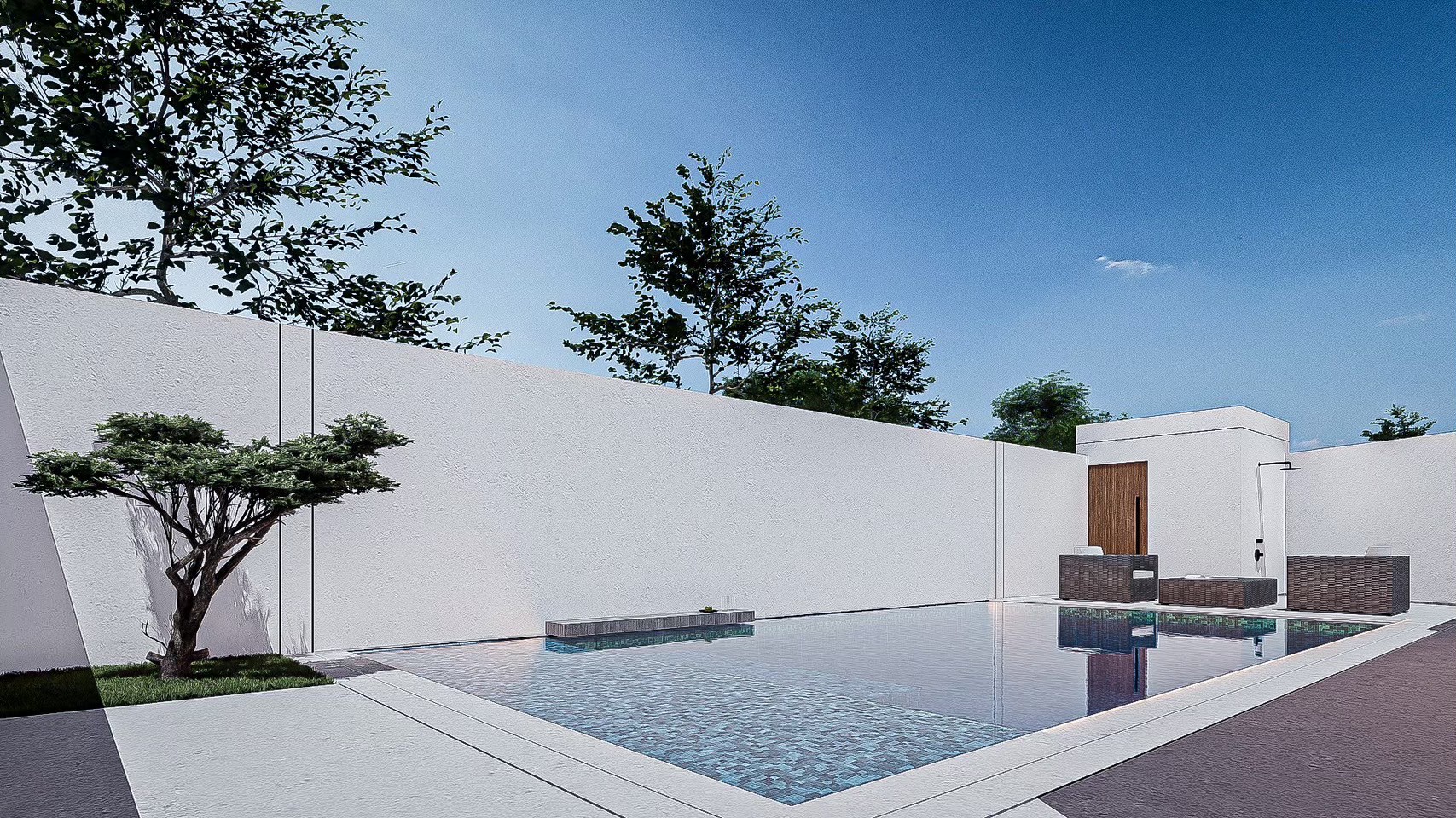 For Sale : Pasak, Private pool villa modern style, 3 Bedrooms 2 Bathrooms