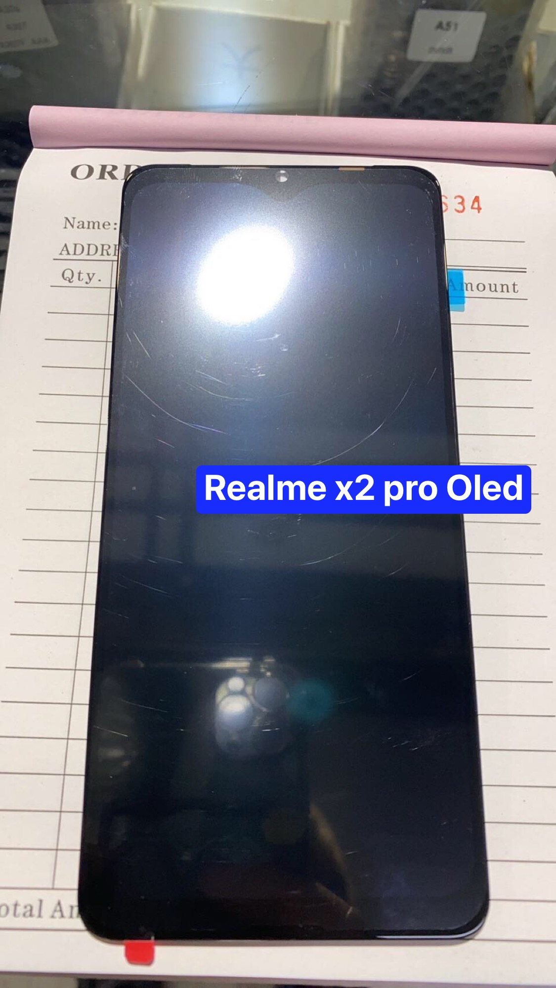 ขายจองาน 0led Realme X2 Pro สแกนนิ้วมือได้