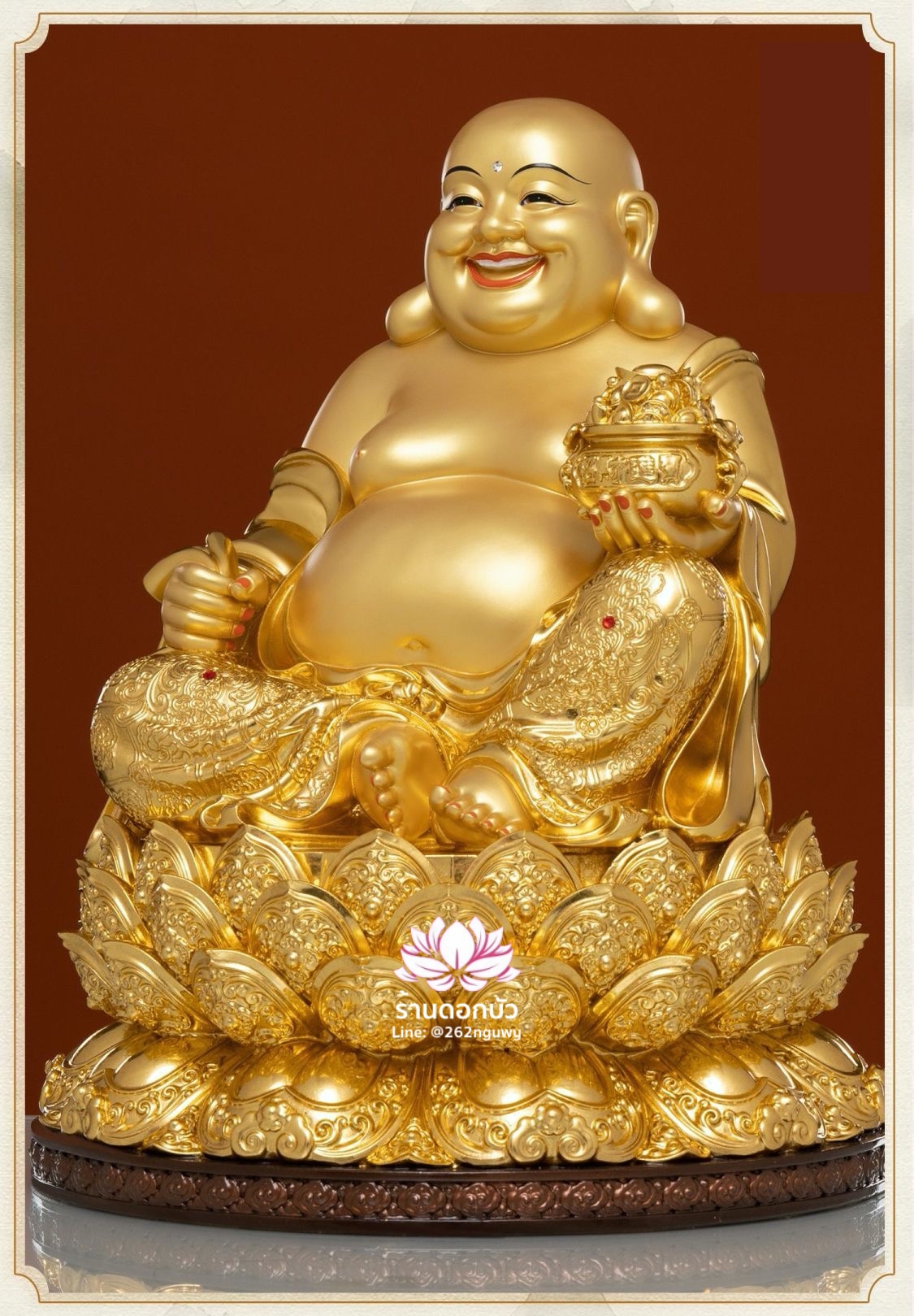 พระพุทธเจ้า (พระยูไล) พระโพธิสัตว์กวนอิม พระกษิติครรภโพธิสัตว์ พระศรีอริยเมตไตรย งานเรซิ่น ขนาด 12/16/19/26 นิ้ว