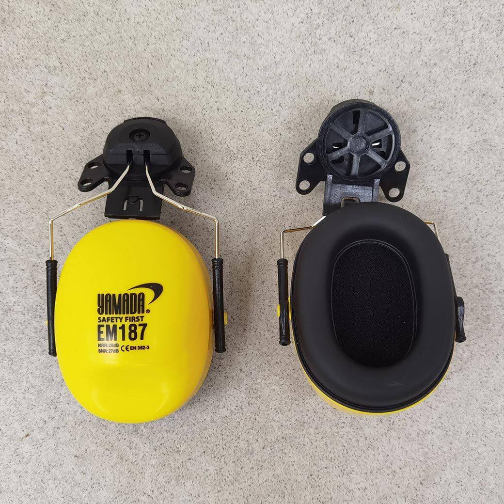 YAMADA EM187 ที่ครอบหูลดเสียง แบบติดหมวกนิรภัย Ear Muff ที่ครอบหูลดเสียง ลดเสียง ครอบหู ที่ครอบหู ลดเสียงรบกวน