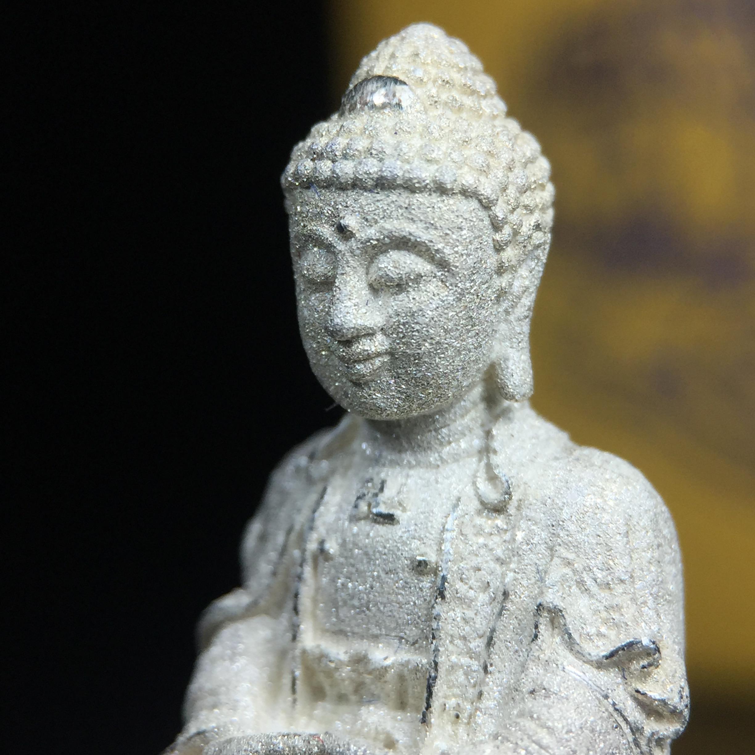 พระกริ่งจีน "ต้าเยิ่นถะ" รุ่น กาญจนาภิเษก ครองราชย์ 50 ปี วัดบวรนิเวศวิหาร ปี2538 เนื้อเงินพ่นทรายขัดเงาบางส่วน 99.99% สูง 3.8 ซม. (คัดสภาพสวยเดิม พิธีใหญ่ พุทธศิลป์งดงาม)1 ใน 6001 องค์