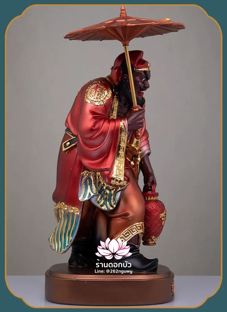 เทพเจ้าจงขุย จงขุยเทียนซือ จงขุยเอี๋ยกง ปางยืน งานเรซิ่นพรีเมียม ขนาด 12/16/19 นิ้ว