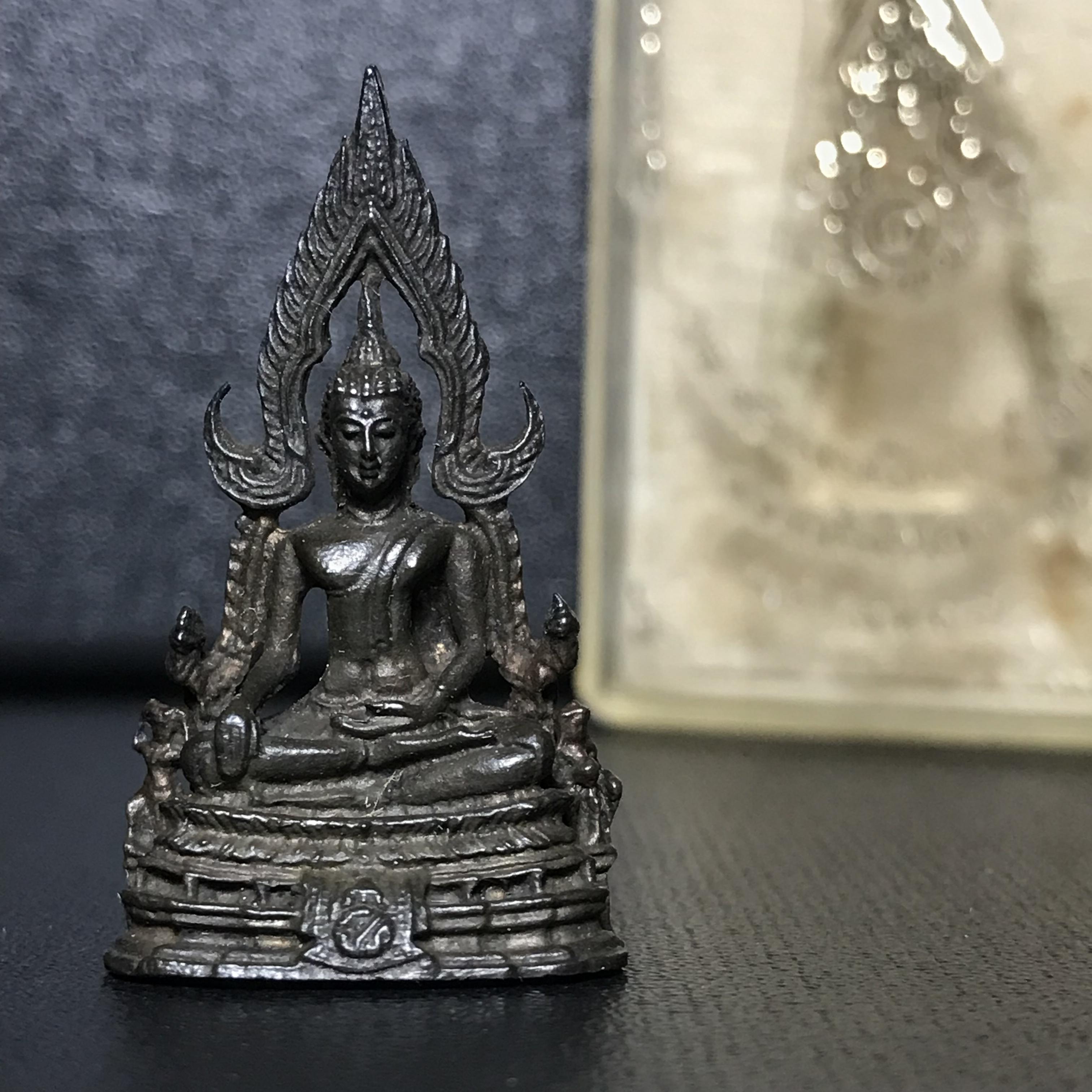 กริ่งพระพุทธชินราช ภปร. กองทัพภาคที่3จัดสร้าง ปี2517 เนื้อนวโลหะกล่องเดิม(หายาก)(ในหลวง ร.9 เสด็จในพิธี)