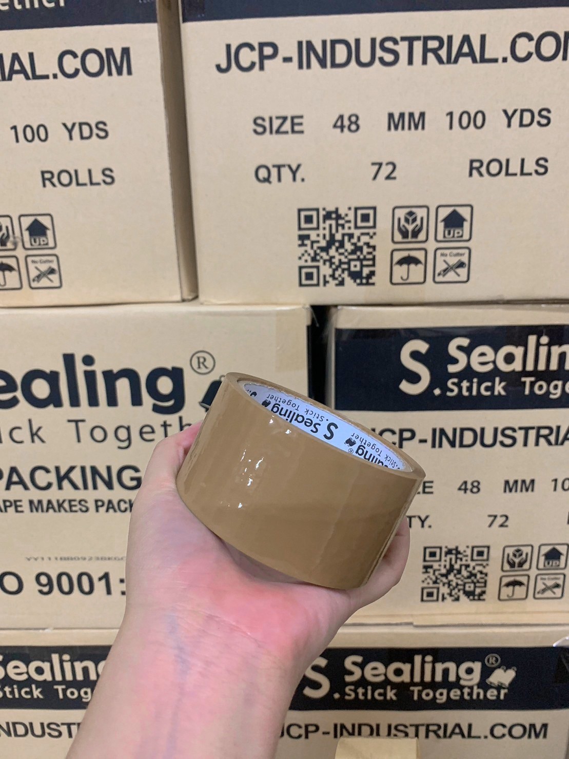 เทปกาว2นิ้ว 100หลา หนา36ไมครอน แพ็ค6ม้วน ราคาส่ง ยี่ห้อ S.Sealing ชิ้น 0 กก.