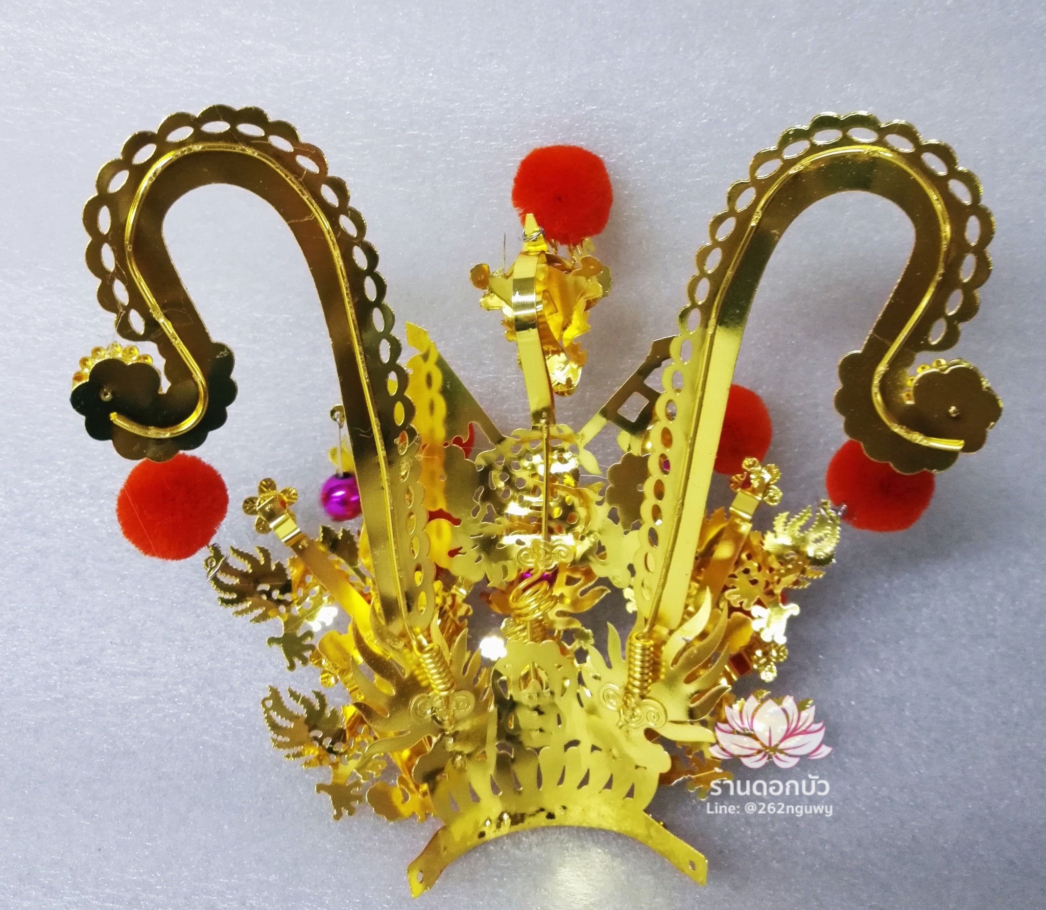 หมวกเทพเจ้านาจา หมวกหน่าจาซาไท้จื้อ หมวกหลี่โลเฉี้ย หมวกจงตั๋นหง่วนโส่ย หมวกเทวรูปจีน หมวกกิมซิ้น