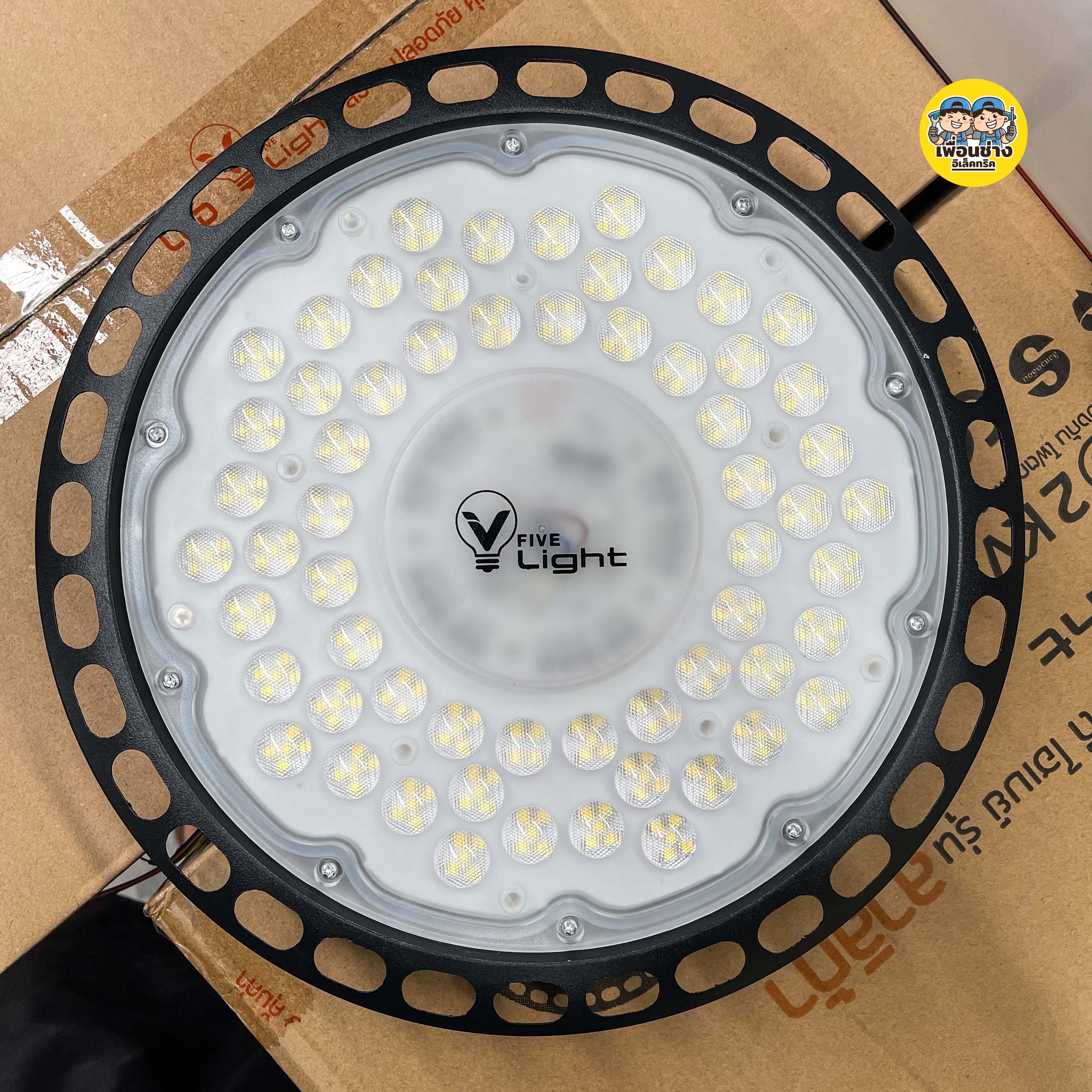 VLight โคมไฮเบย์ LED รุ่น ลาลิก้า 100w 200w โคมไฟ ไฮเบย์ Highbay กันน้ำ IP66 โคมภายนอก