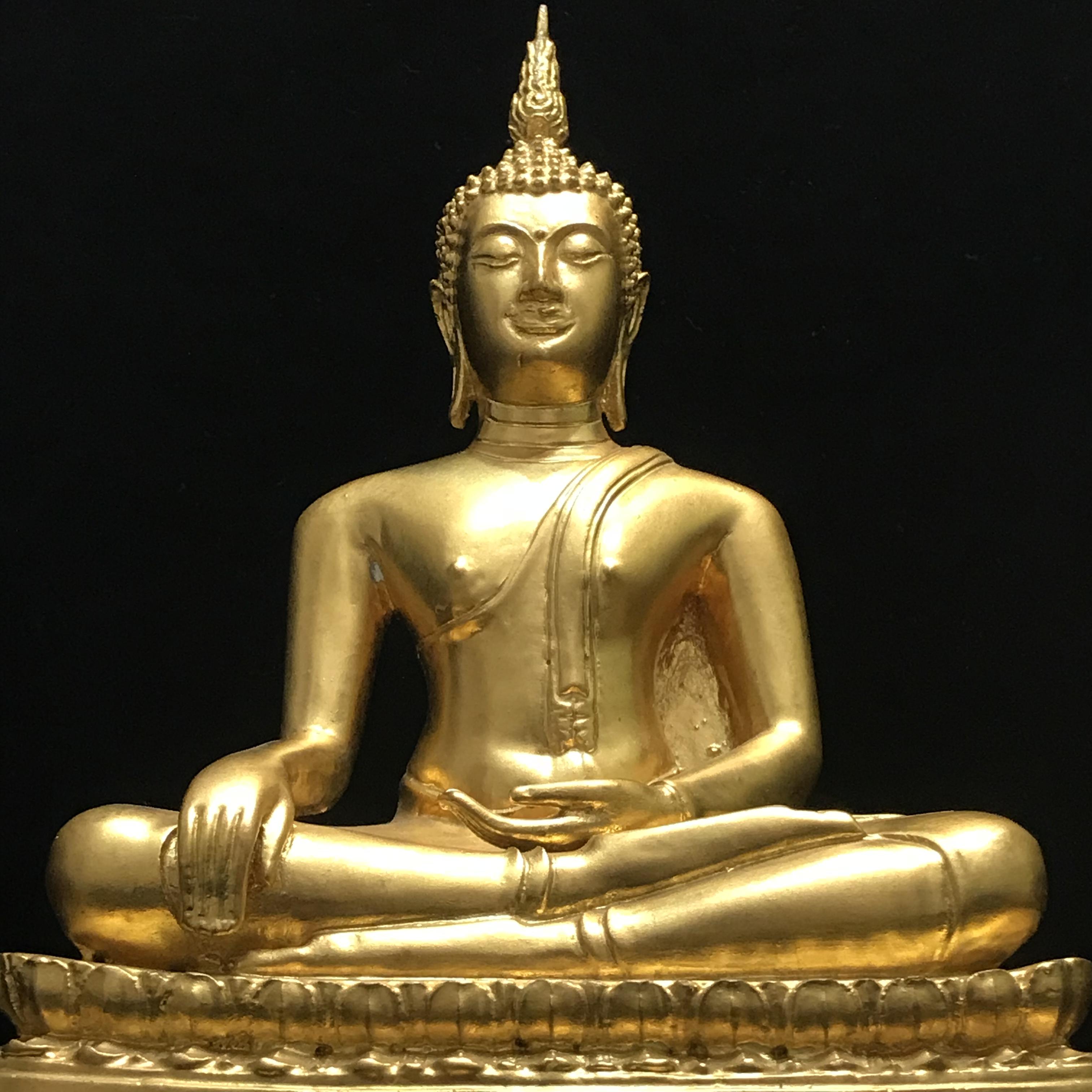 พระบูชาพระพุทธชินสีห์ ภปร. (รุ่น2) หน้าตัก 5นิ้ว ปิดทอง กองทุนฟันเทียมพระราชทาน ในวโรกาสมหามงคล 80 พรรษา ปี 2550 (องค์หมายเลข447)(1ใน1999องค์)หายาก