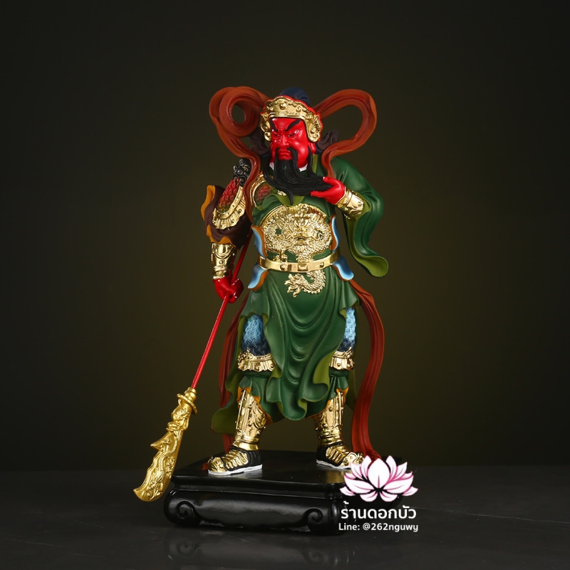 เทพเจ้ากวนอู และพระเวทโพธิสัตว์ (อุ่ยท้อผ่อสัก) งานเรซิ่น ขนาด 16 นิ้ว