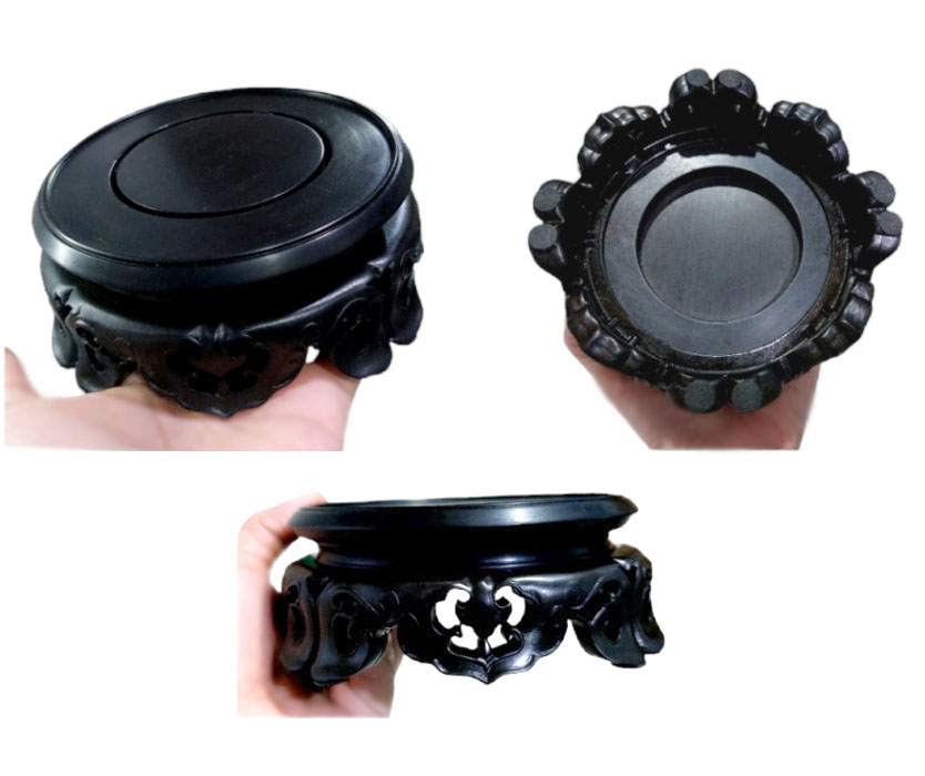 กี๋หรือฐานไม้สไตล์จีน ท๊อป11cm