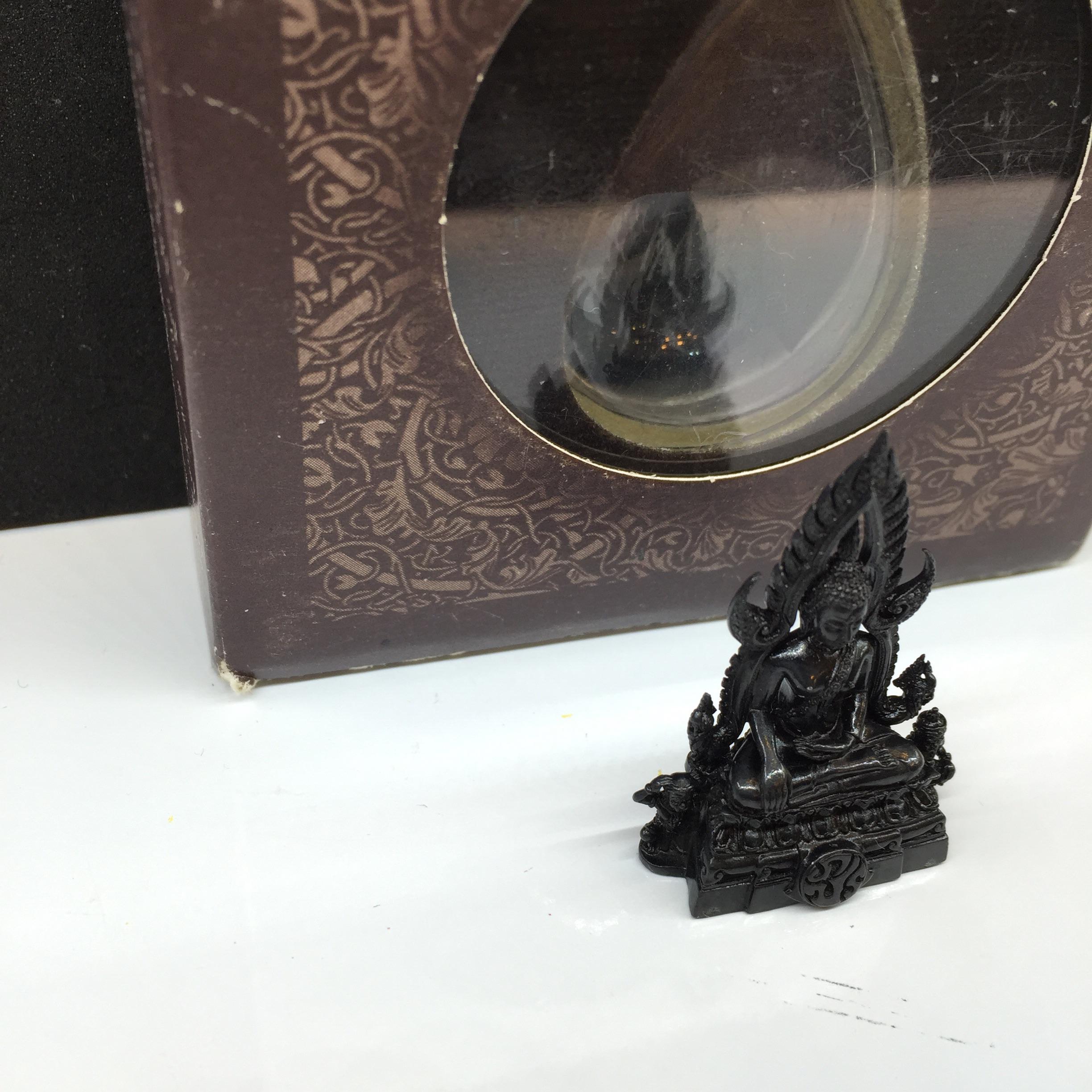 พระกริ่งพระพุทธชินราช ภปร"เพราะแผ่นดินนี้คือ แผ่นดินเกิด" ปี2548 เนื้อเงินรมดำ