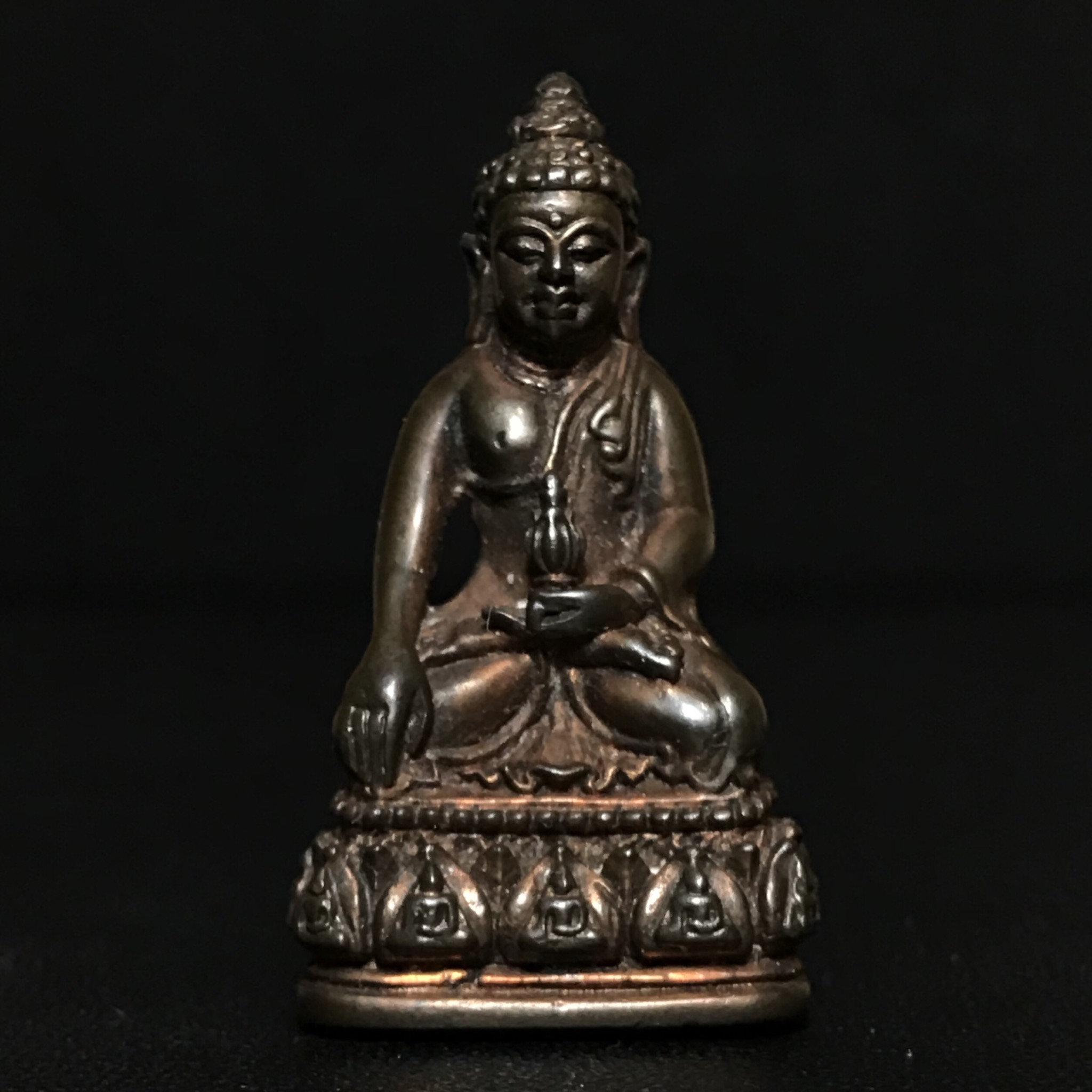 พระกริ่งธรรมราชา (กริ่งพระราชบิดา) วัดนางพญา ปี2514 เนื้อนวโลหะ(สุดยอดพิธีสุดยอดพุทธศิลป์)