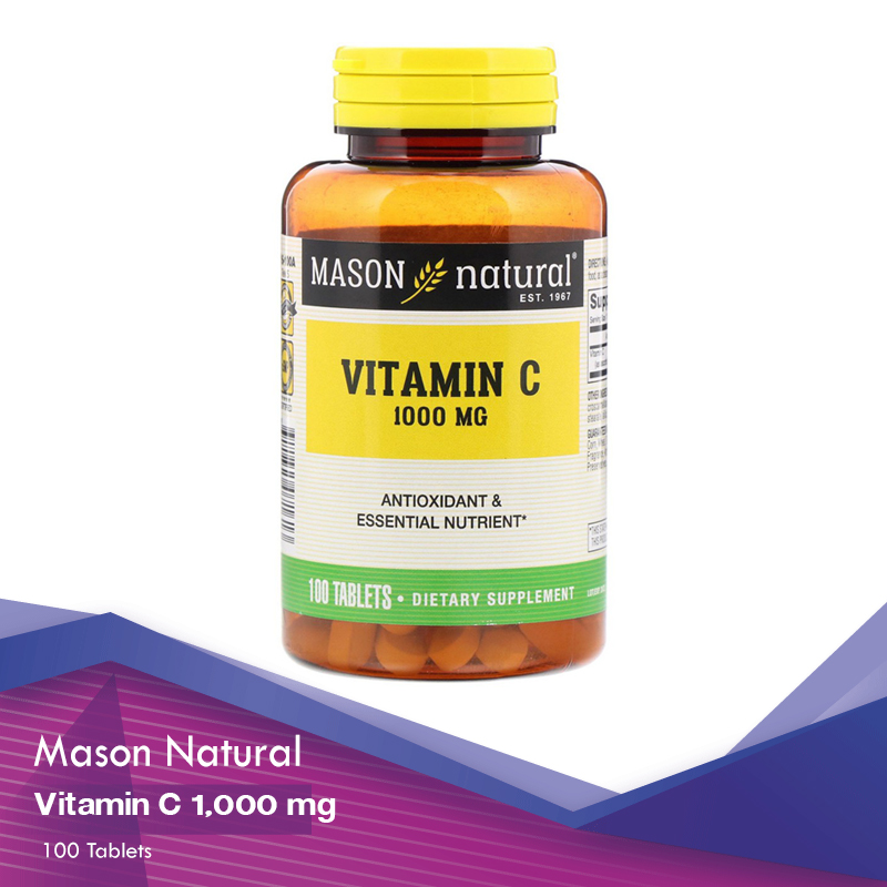 Mason Natural, Vitamin C, 1,000 mg, 100 Tablets