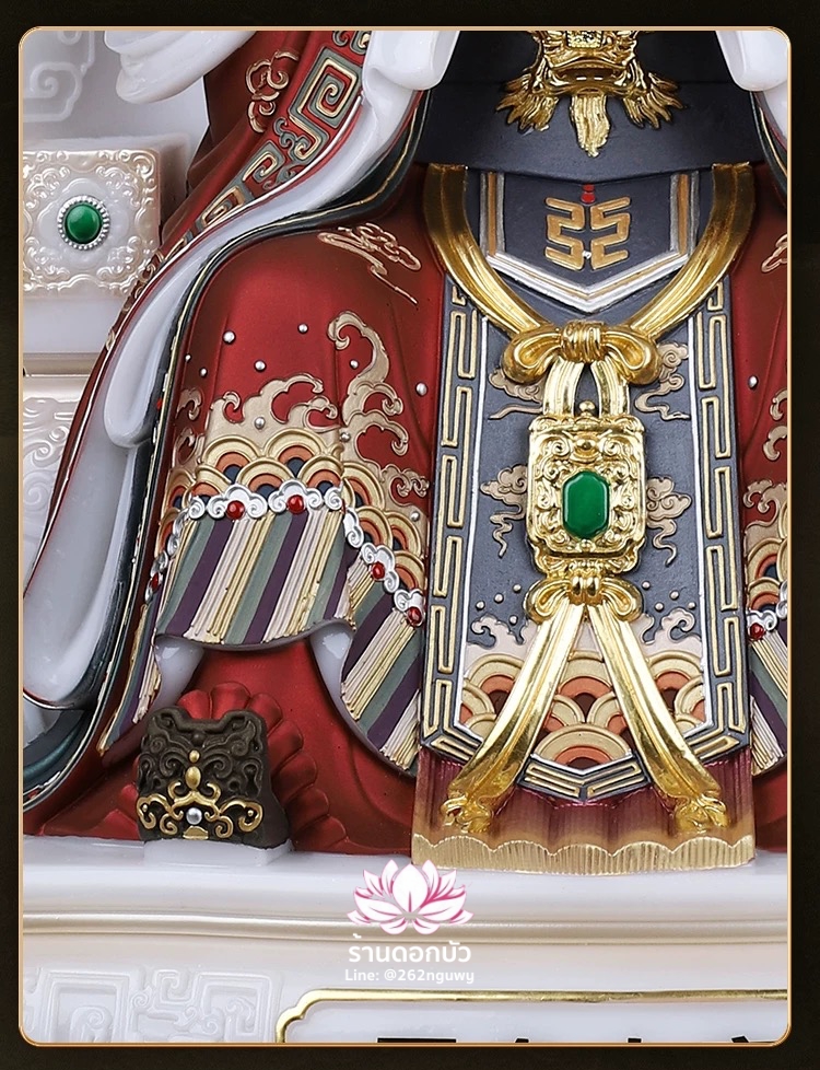 เง็กเซียนฮ่องเต้ หยกอ๋องส่องเต่ และ พระนางซีหวังหมู่ กิมบ้อเนี่ยเนี้ย งานหินอ่อนคุณภาพสูง ขนาด 12/16/19/26 นิ้ว