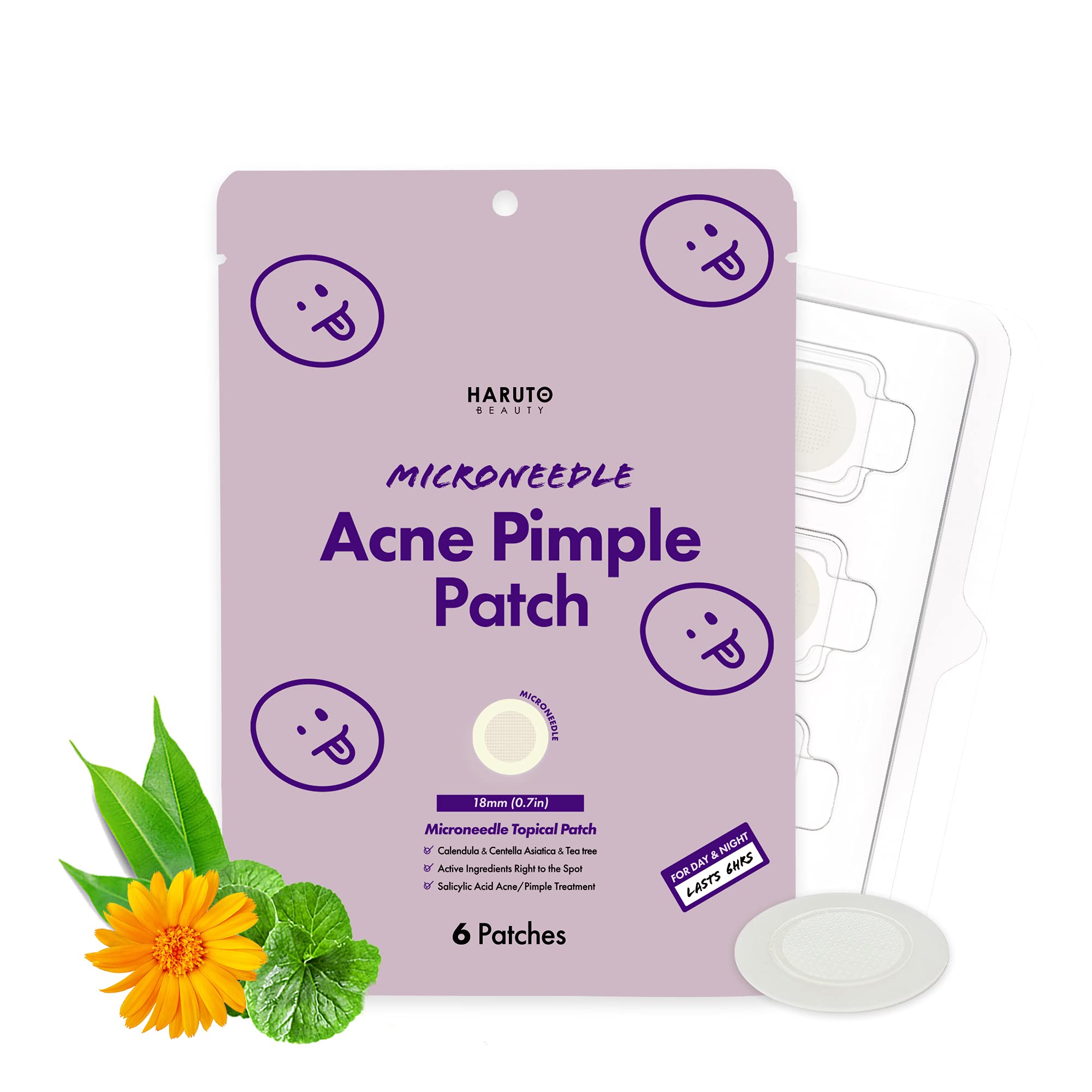 Haruto Pimple Patch-Microneedle แผ่นแปะสิว