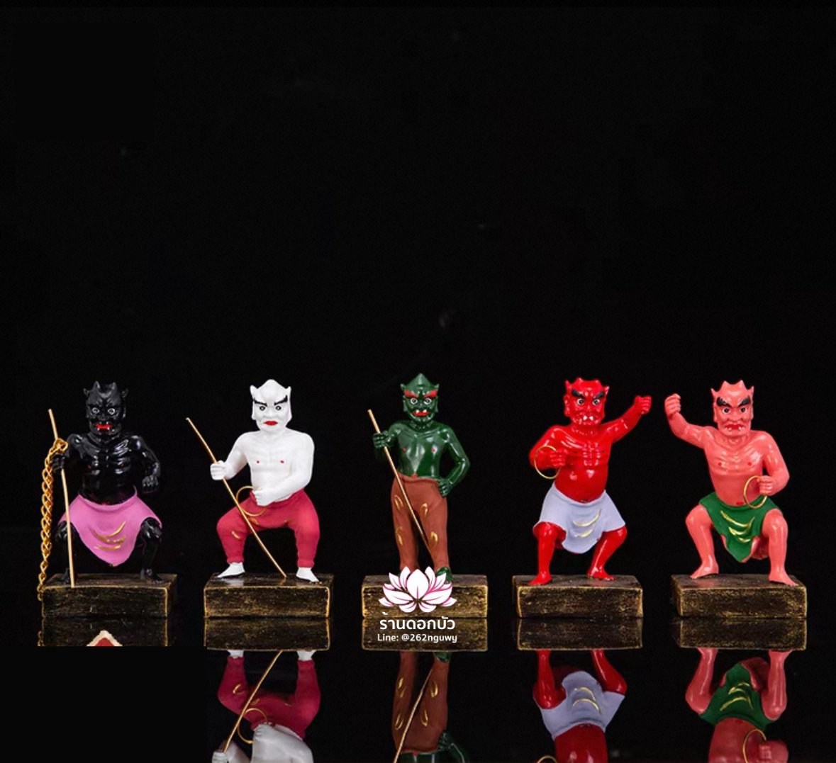 องค์พระขนาดเล็ก สำหรับบูชาหรือวางหน้ารถ งานเรซิ่น ขนาด 4 นิ้ว เช่าบูชา Line: @262nguwy