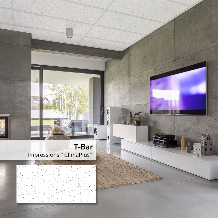 แผ่นฝ้าอะคูสติก ยูเอสจี USGบอรอล อิมเพรสชัน ไคลมาพลัส