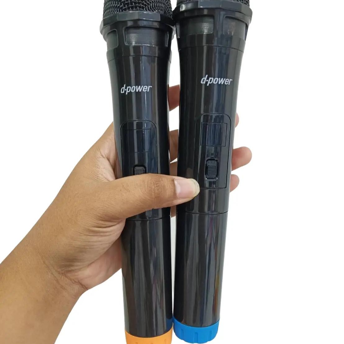 DPOWER MV-20 ไมโครโฟนลอย ไมค์ลอยคู่ 2channels VHF winless microphone