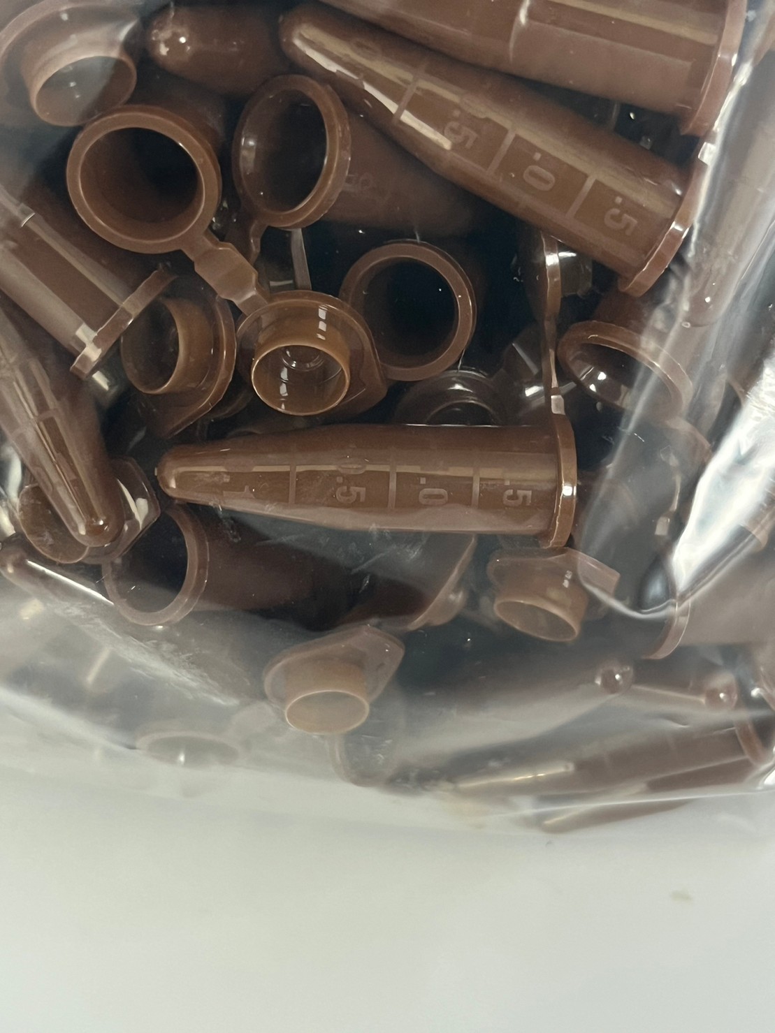 (ราคาขายต่อลัง) หลอดเก็บตัวอย่าง,หลอดไมโครเซนติฟิวก์พลาสติก (Micro Centrifuge Tube ) 0.5ml 1.5ml 2ml 5ml