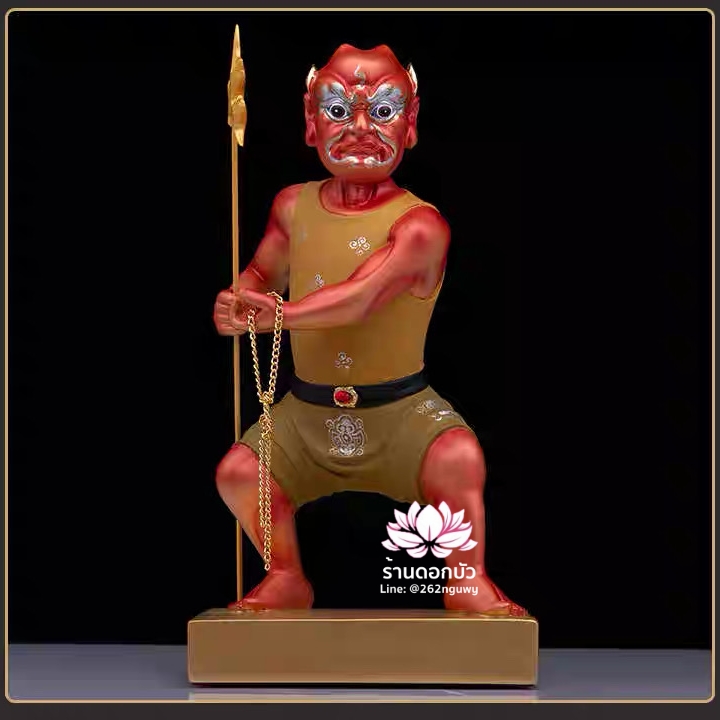 โหงวกุ้ย อู่กุ้ย อู่กุ้ยเจียงจิน หรือ ขุนพลห้าผี เทพบริวารสายนรก ขนาด 12/16 นิ้ว