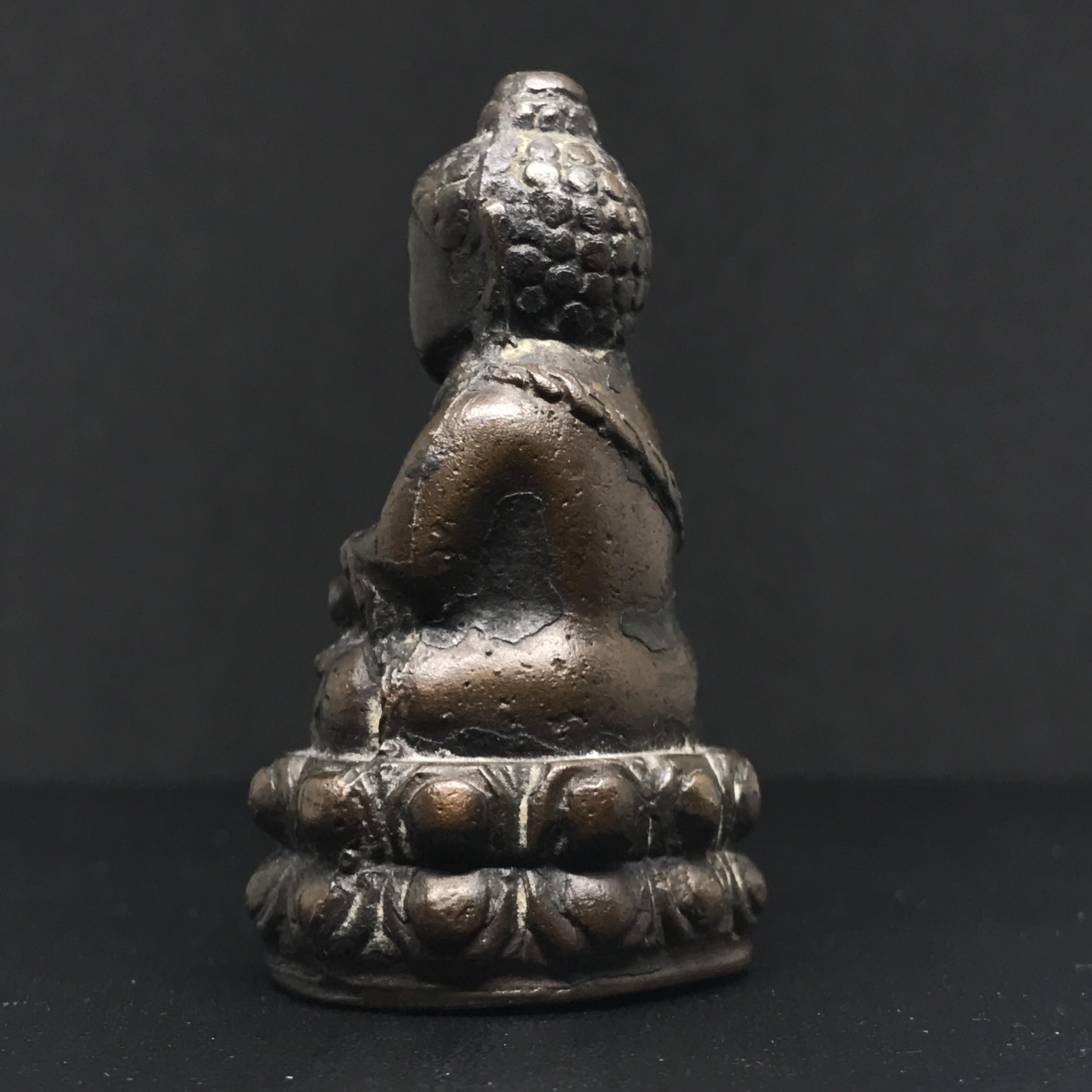 พระบูชาพุทธอุดมสมบูรณ์ (พระปุ้มปุ้ย) เนื้อทองล่ำอู่ ปี2534 (1ใน200องค์)