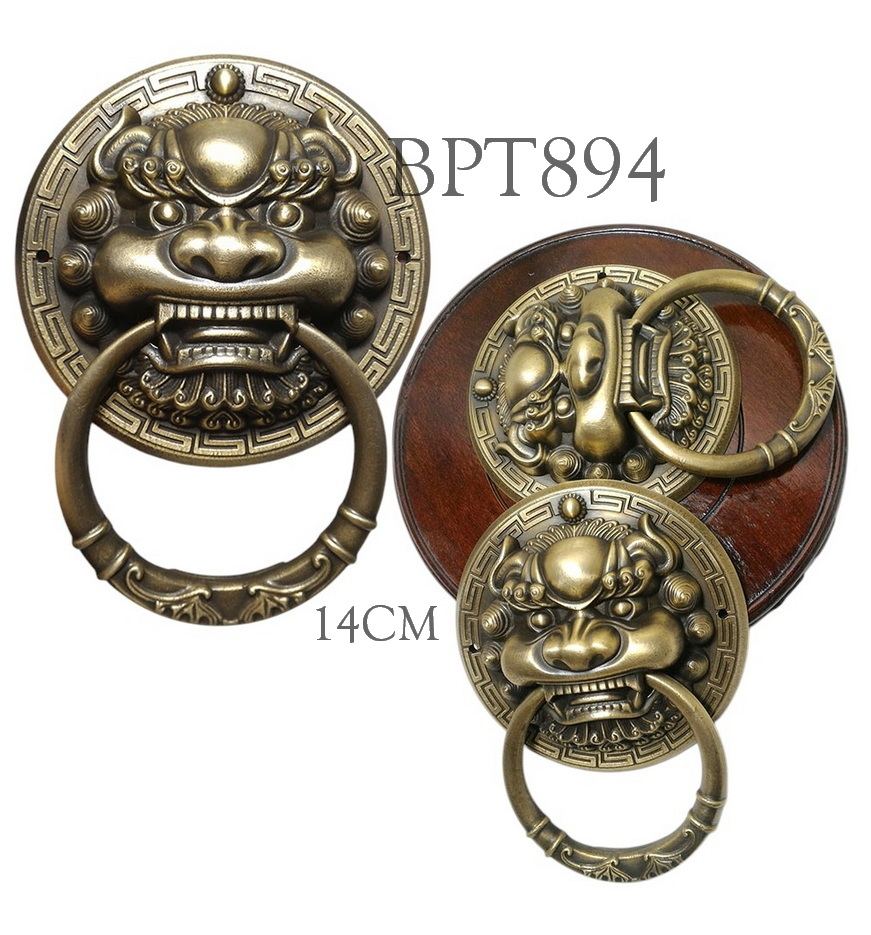 มือดึง มือเคาะหน้าสิงห์14cm-แบบห่วงมีลาย