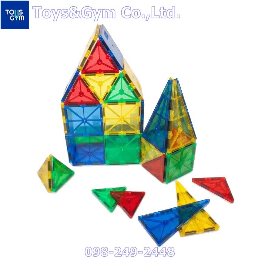 ของเล่นเด็ก ชุดบล็อคประกอบแม่เหล็ก 32 ชิ้น ตัวต่อเสริมพัฒนาการ