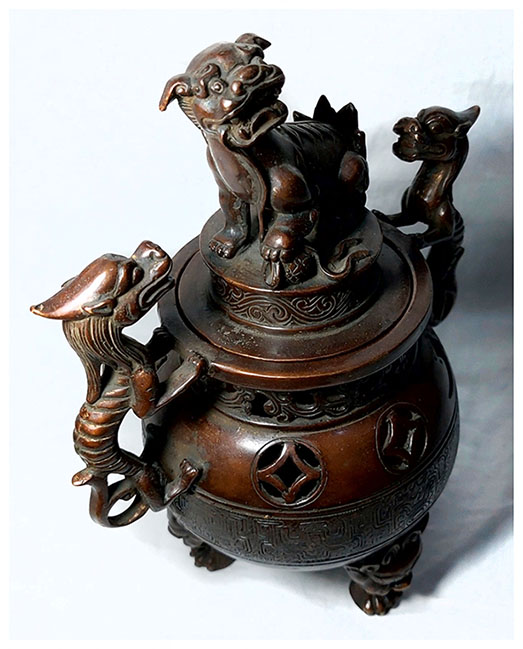 เตากำยาน ที่จุดกำยาน ของตกแต่งบ้านสไตล์จีน