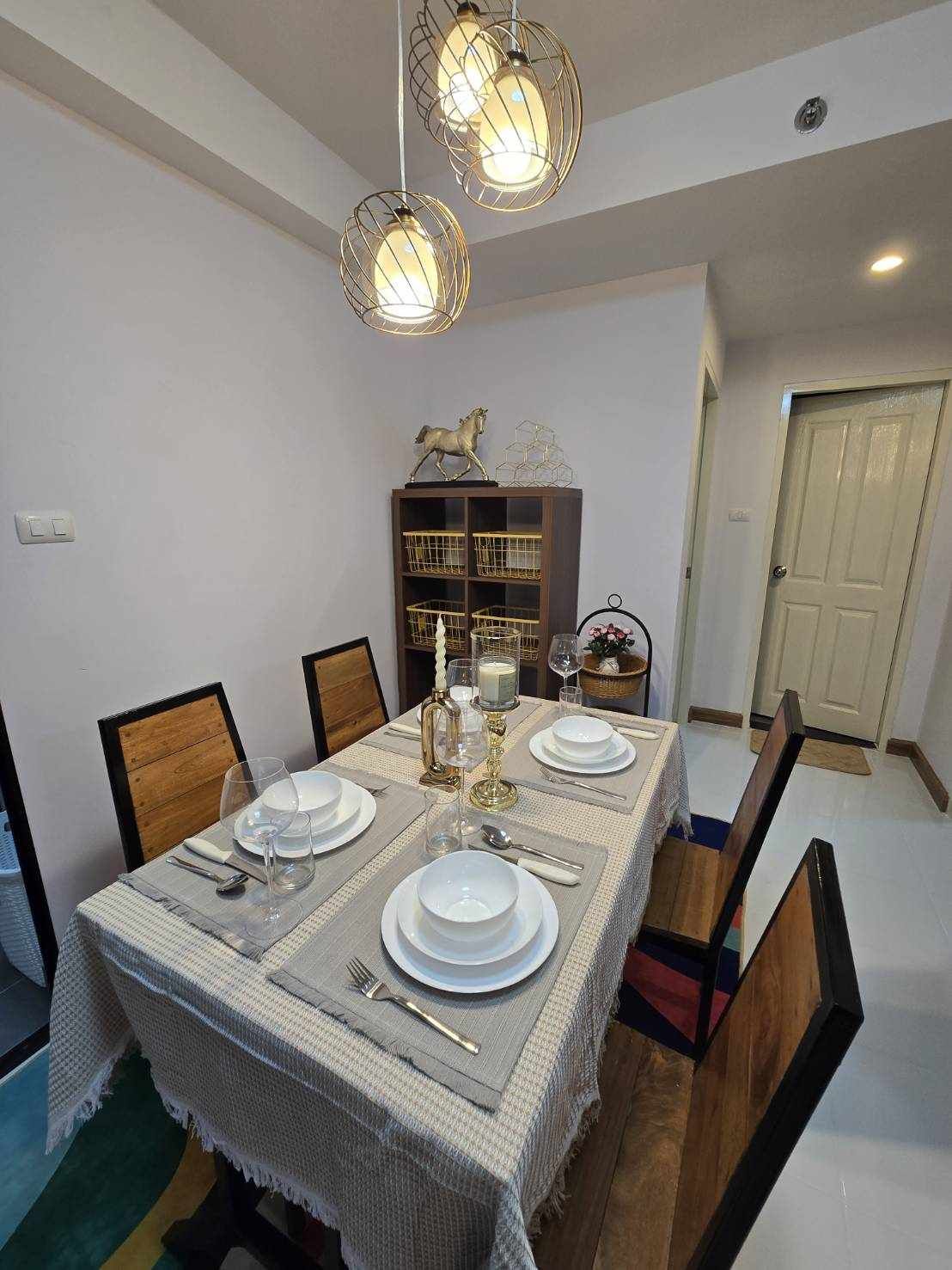 For Rent : Talad Yai, Supalai Vista, 2 Bedroom 1 Bathroom, 12th flr.