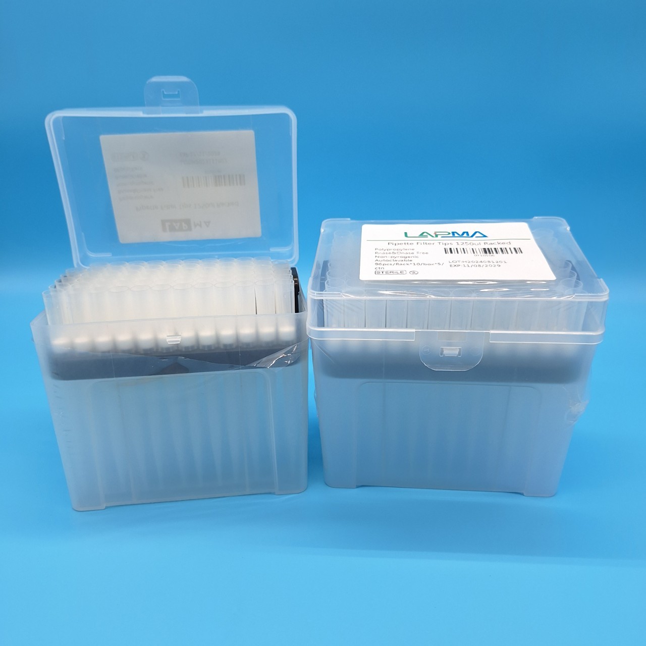 (ราคาต่อ96ชิ้น/Rack) Filter tip ทิปมีตัวกรองแบบยาวปราศจากเชื้อ ขนาด 10 ,20 ,50,100,200,300,1000,1250 ไมโครลิตร